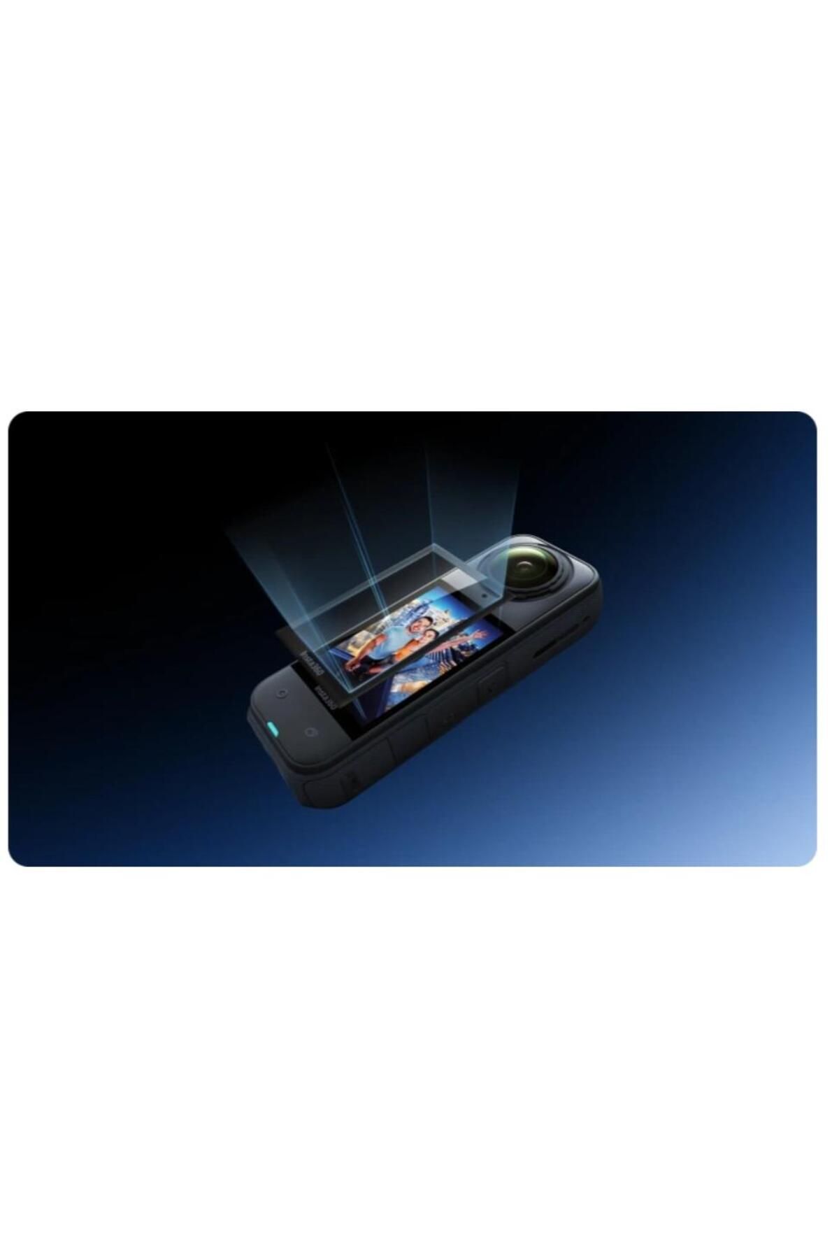Insta360-Screen protector for Insta360 X5, CINSBAHT (Black/Transparent) 6