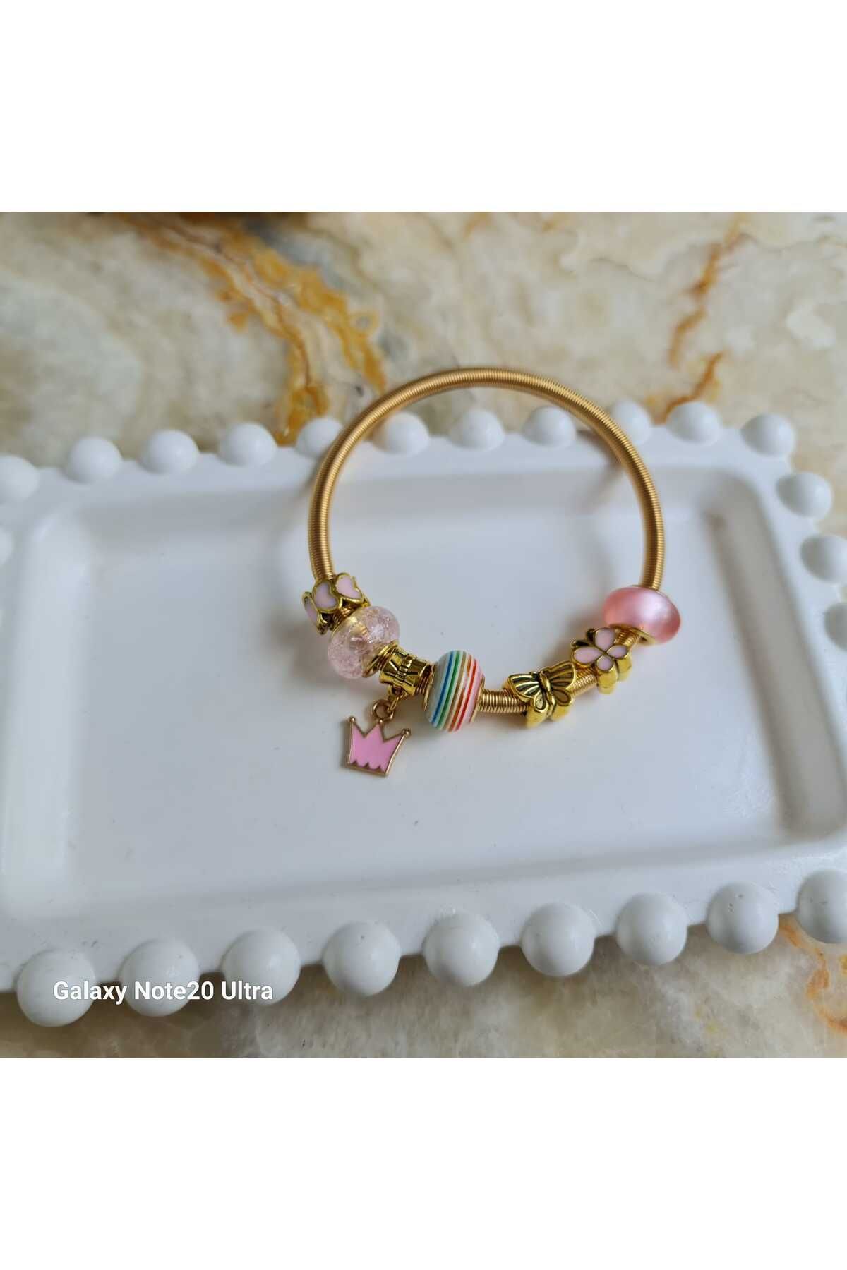 Store 316L Ayarlanabilir Charm Temalı Paslanmaz Çelik Bileklik