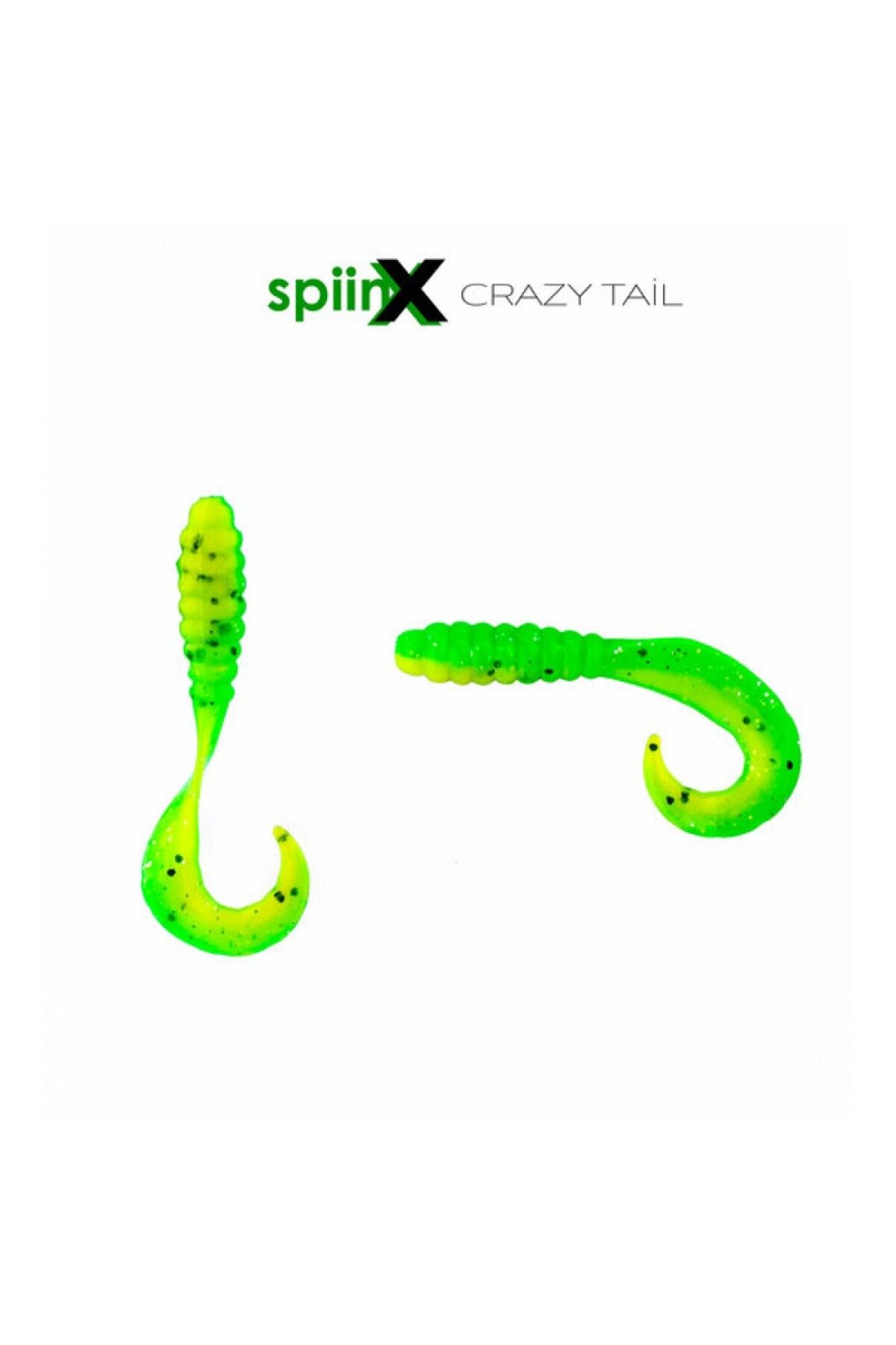 SpiinX CRAZY TAIL KUYRUK 7.5CM 10P GREEN DRAGON