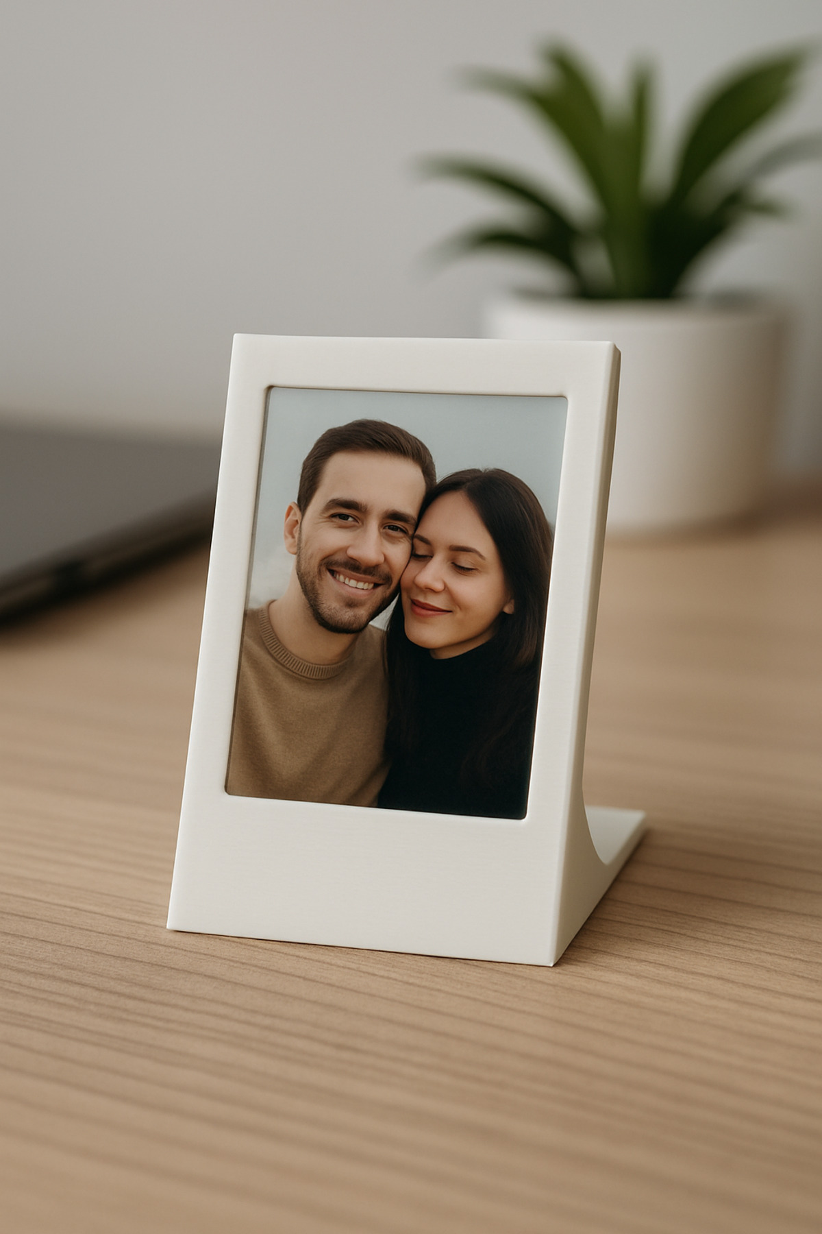 Root Made İnstax Fotoğraf Çerçevesi Minimalist Dekoratif Çerçeve Pembe Kurdela Detaylı Bebek Çerçeve fotoğrafı 3 (önizleme)