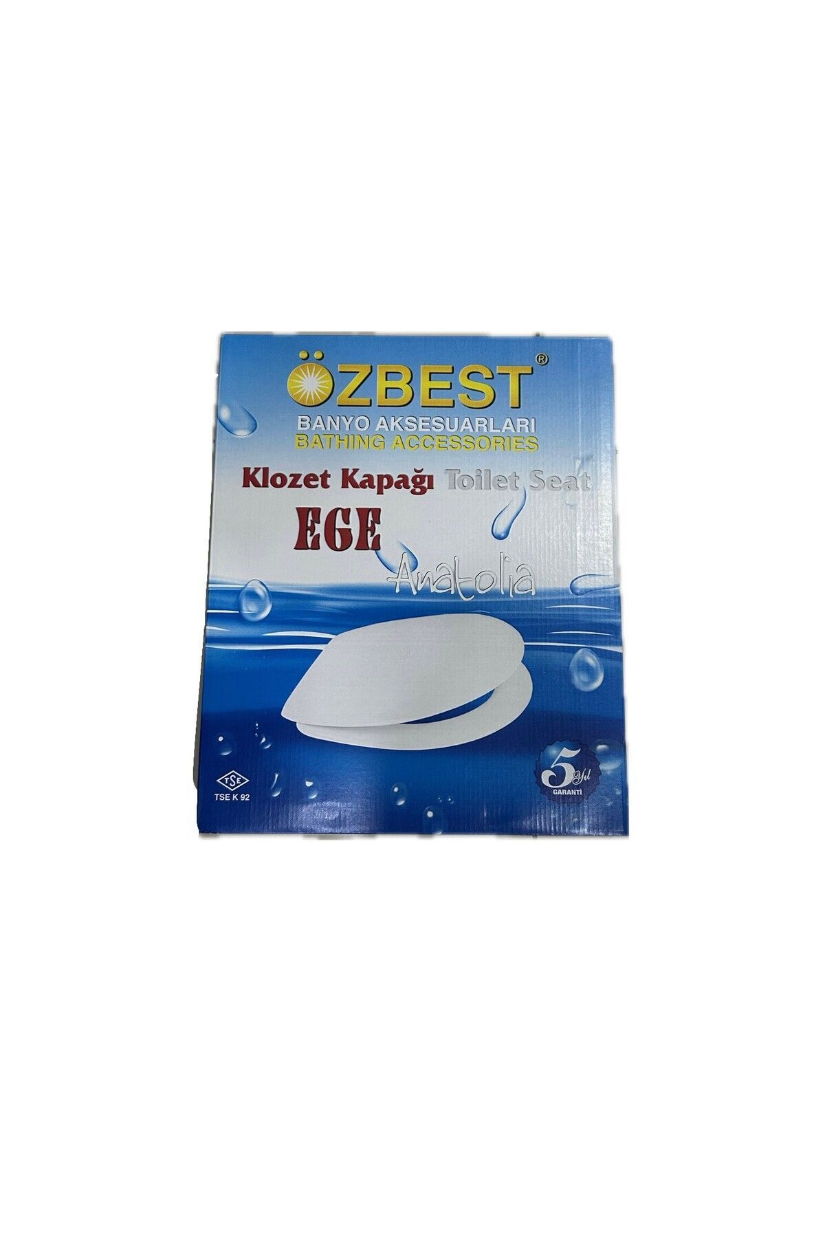 Elioure Klasi̇k Klozet Kapaği Beyaz Tr Plastik