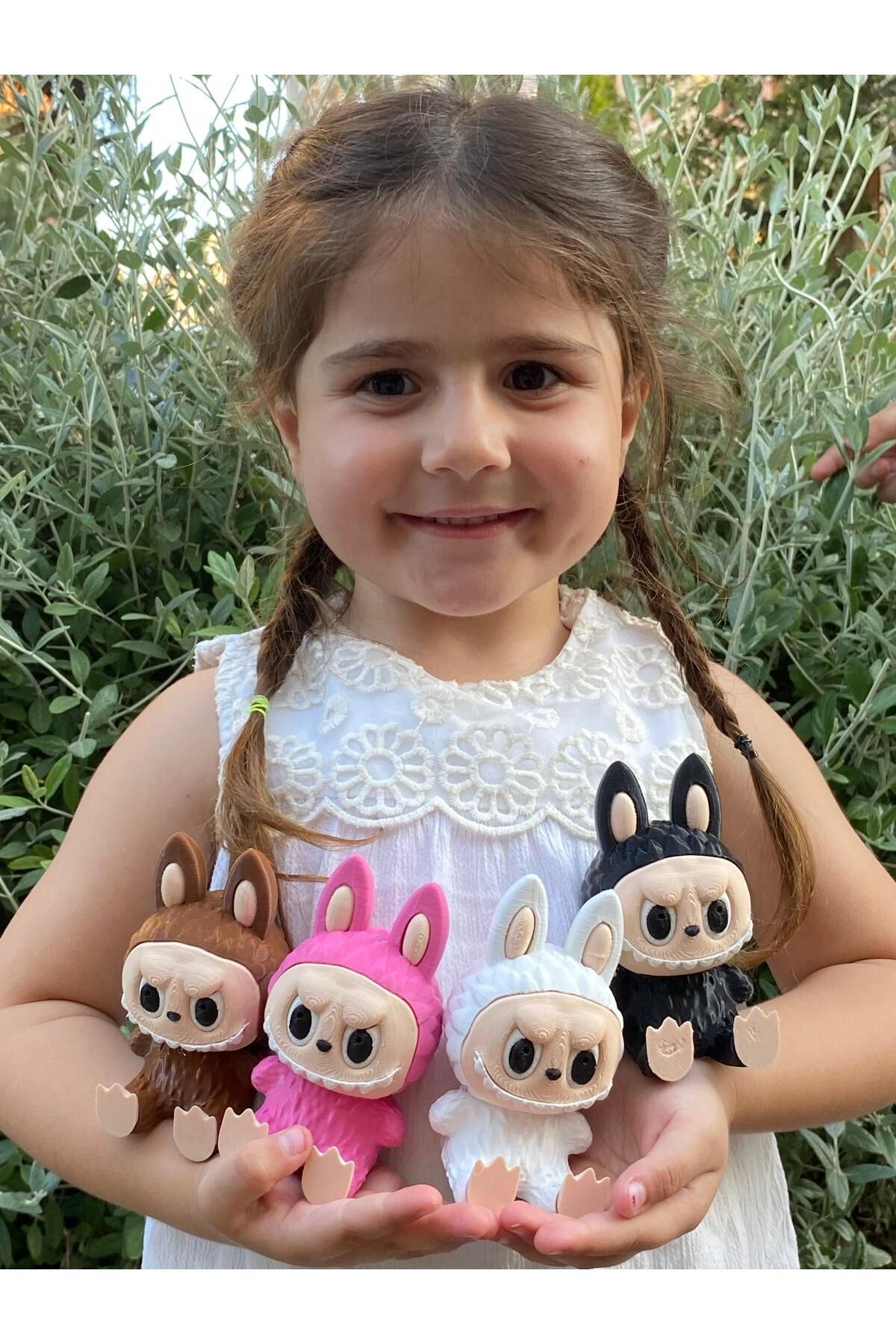Goplast Premium Labubu Figür, 4'lü Set Labubu Figürü, Sevimli Hayelet Labubu 10 Cm Renk Seçeneği Mevcut