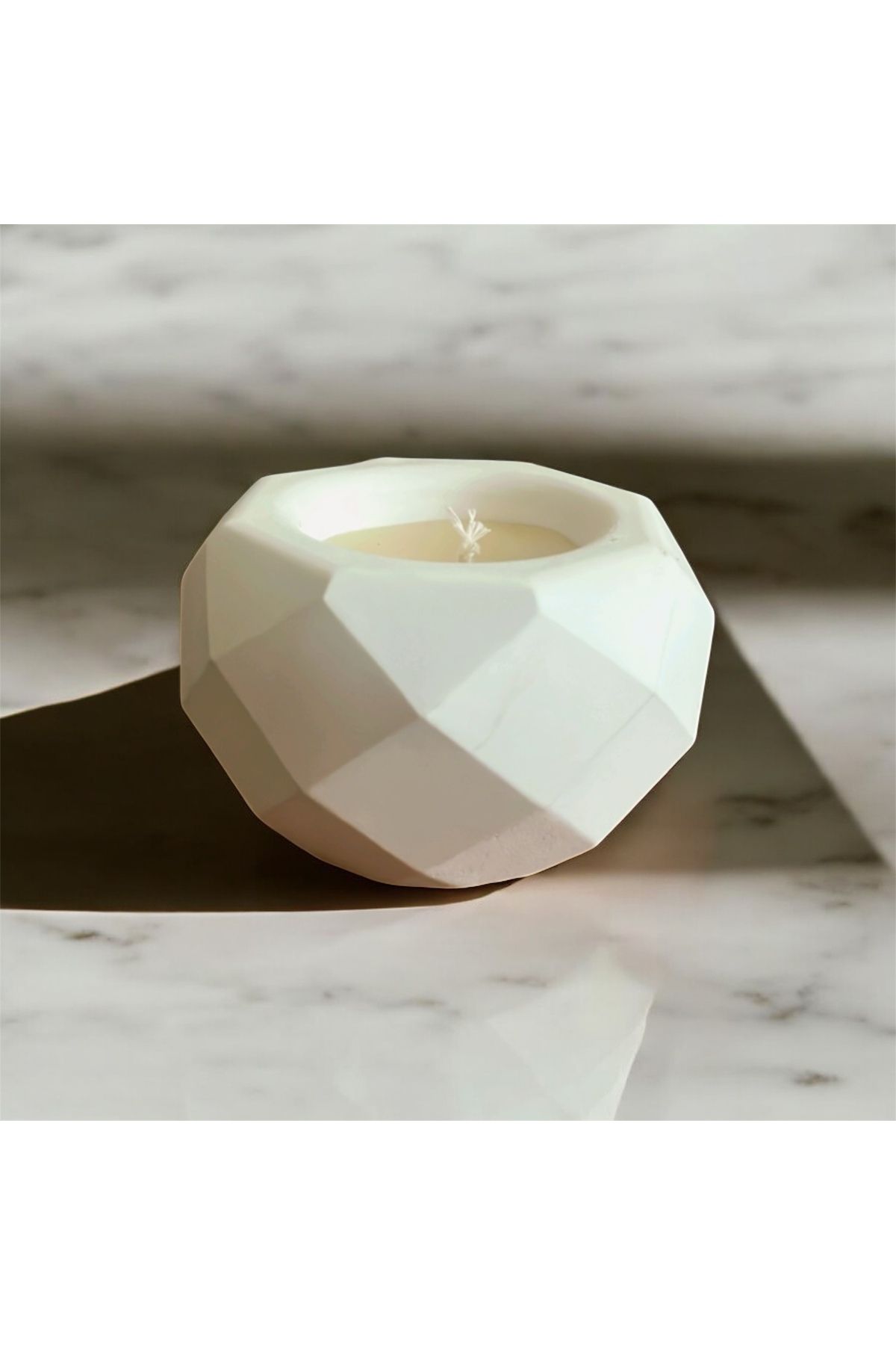 Emselart Dekoratif Geometrik Mum