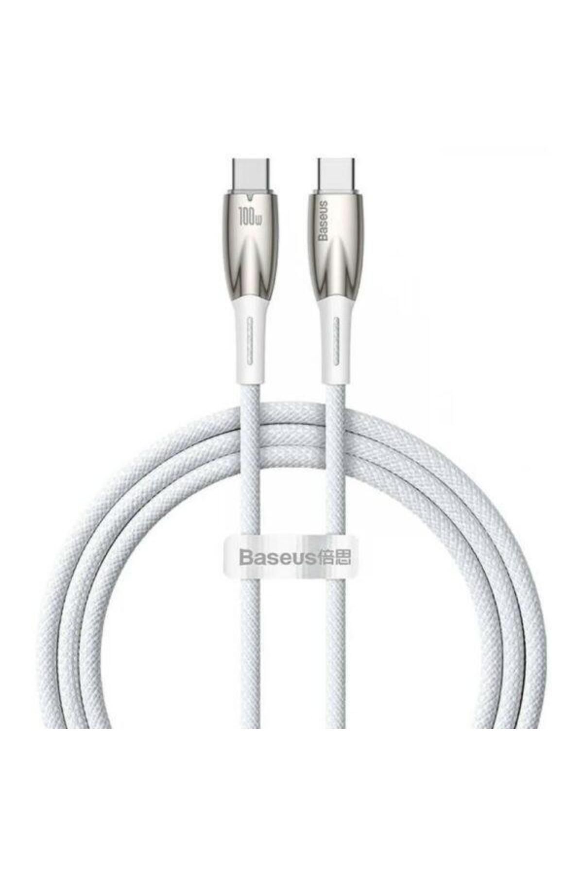 Baseus-Cablu de date Baseus Glimmer, USB-C - USB-C, 1m, 100W 1