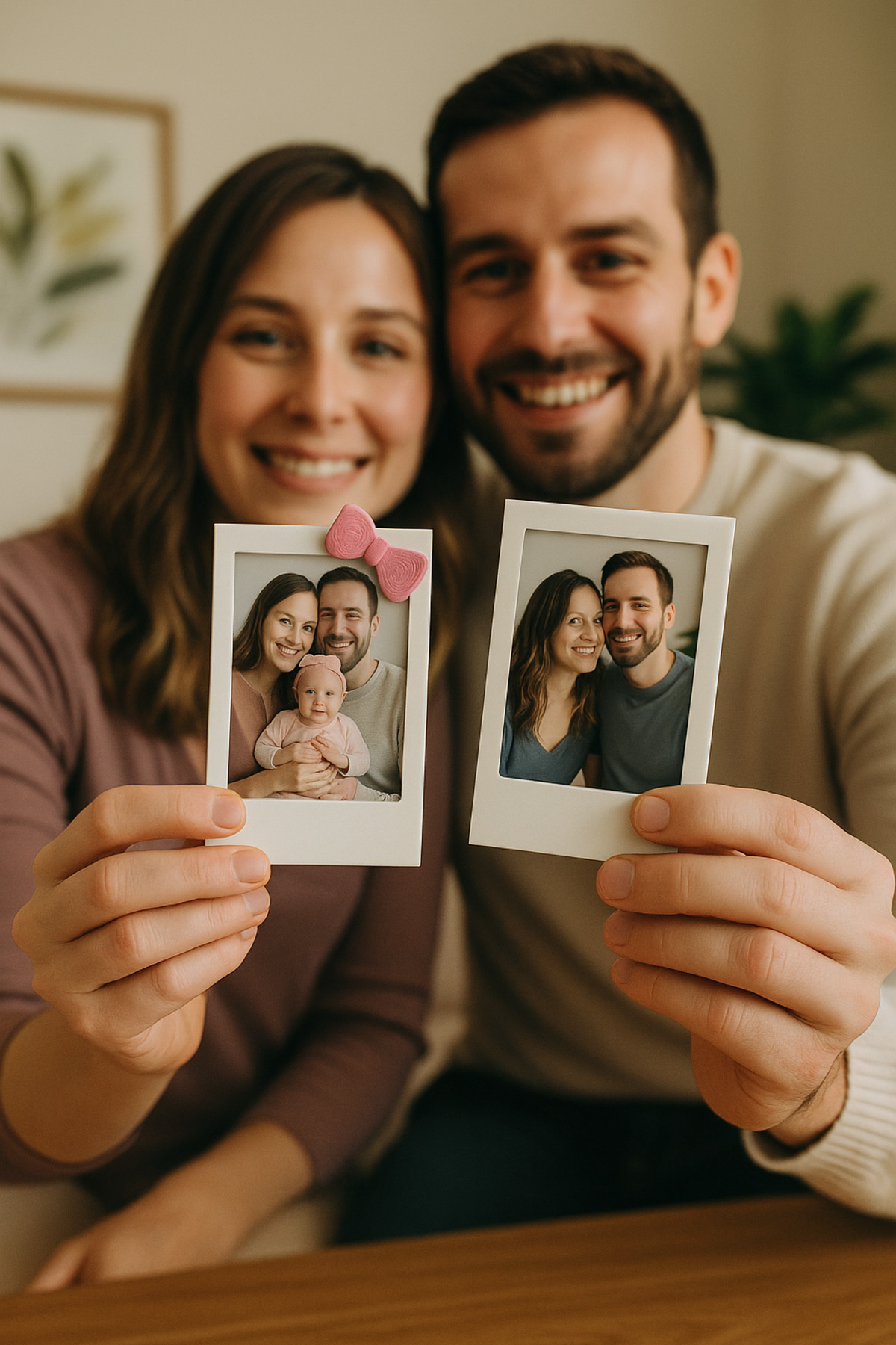 Root Made İnstax Fotoğraf Çerçevesi Minimalist Dekoratif Çerçeve Pembe Kurdela Detaylı Bebek Çerçeve fotoğrafı 4 (önizleme)