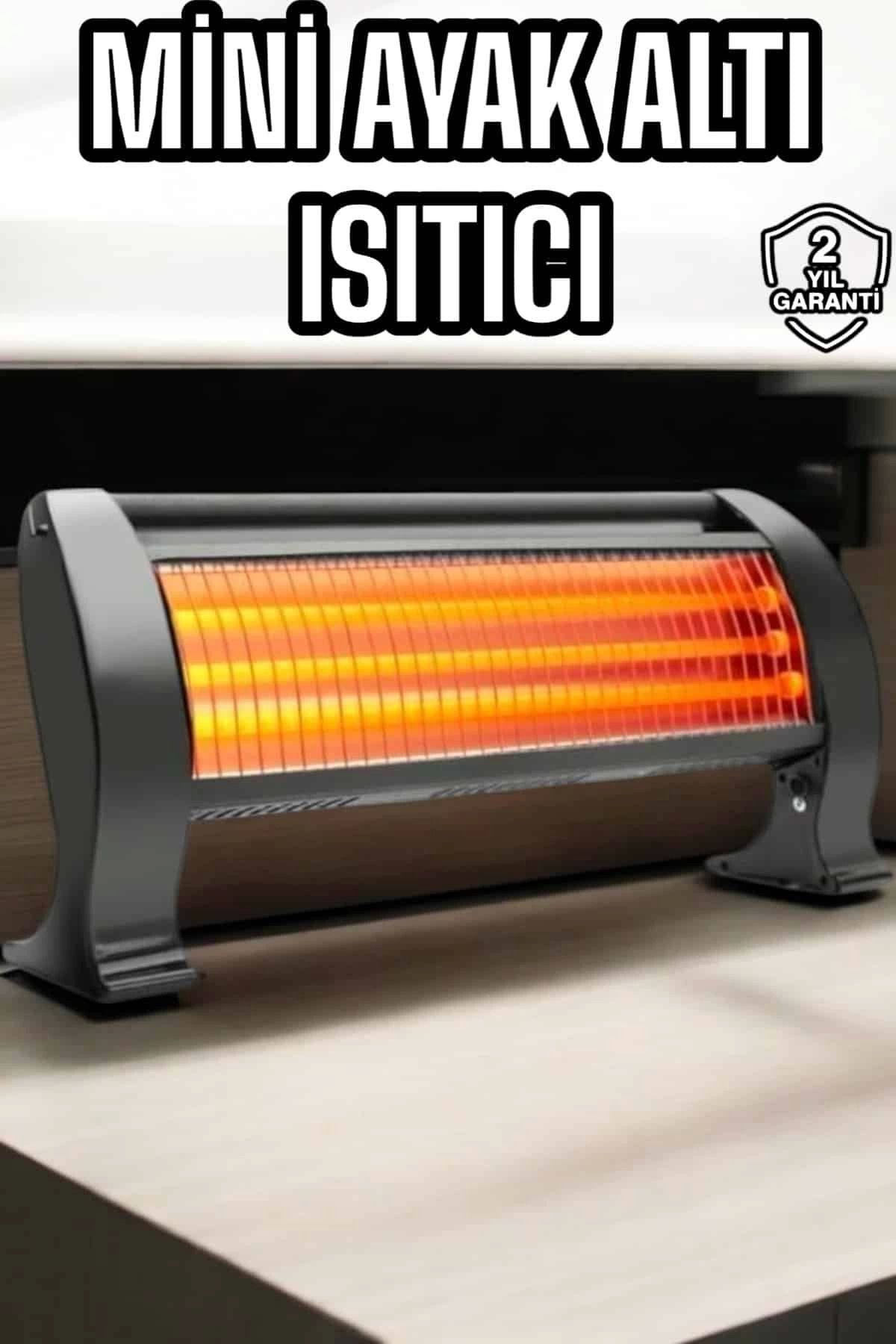 DENİZBİLİŞİM Ayak Altı Elektrikli Soba Isıtıcı Masa Altı Emniyetli