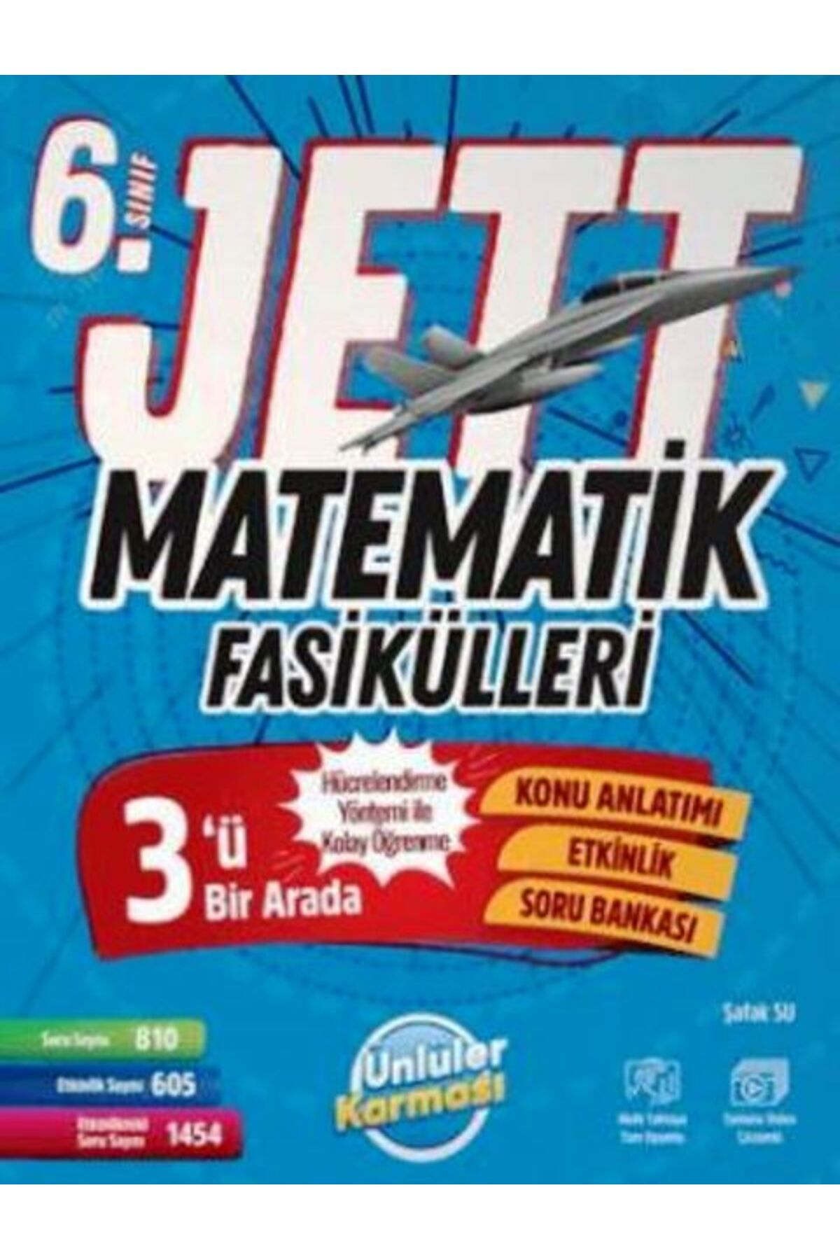Ünlüler Karması Yayınları 6. Sınıf Matematik Jett Soru Fasikülleri