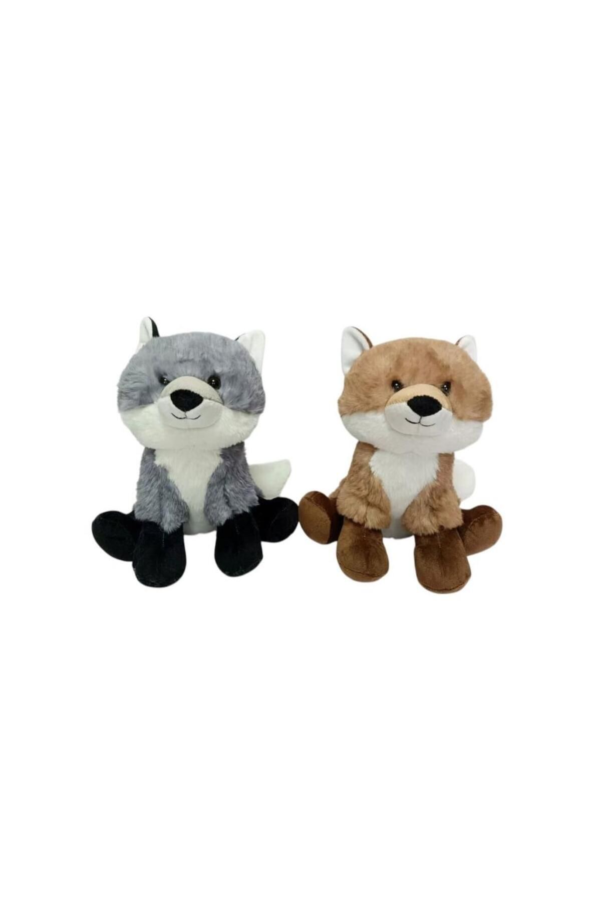 NW NessiWorld Nessiworld PB31563-23 Peluş Oturan Tilki 23 cm
