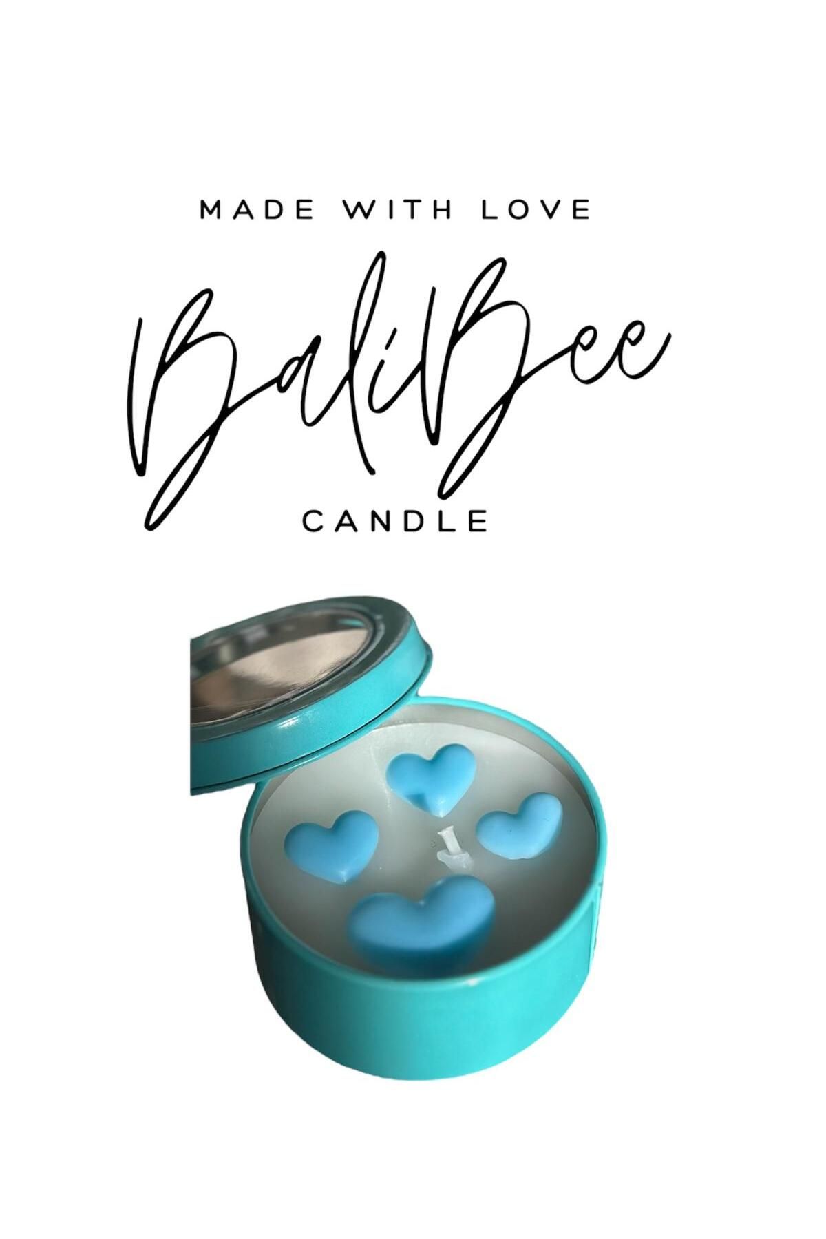 BalibeeCandle Renkli Metal Kutuda hediyelik Mum