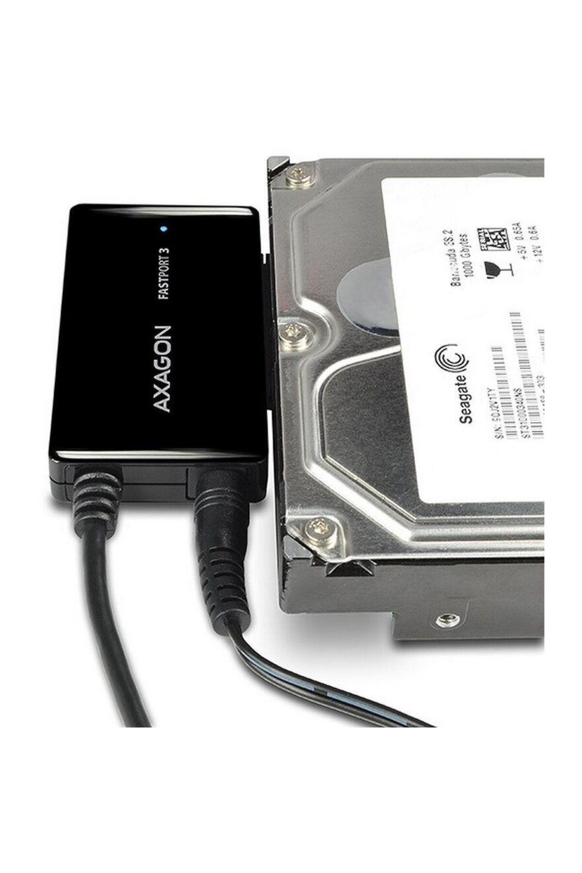 Axagon-Adapter AXAGON ADSA-FP3, USB3.0 - SATA 6G HDD/SSD/ODD (Black) 2