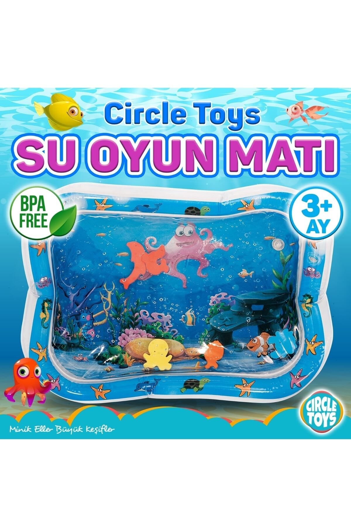 AboutThePerfect Mavi Su Oyun Matı, Çocuklar İçin Güvenli ve Eğlenceli Oyun Alanı