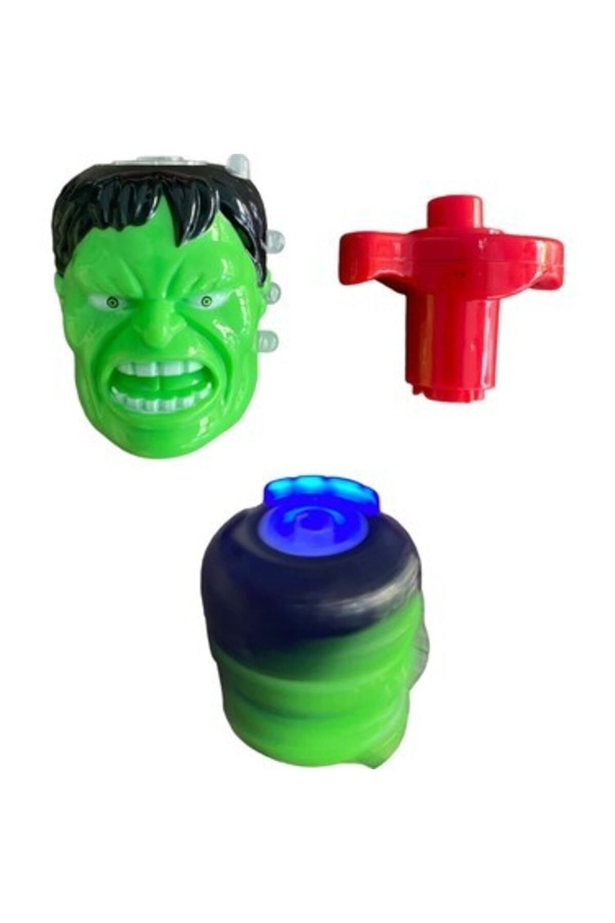 MERTCHİ STORE Hulk Işıklı Müzikli Renkli Çek Bırak Dönence Topaç