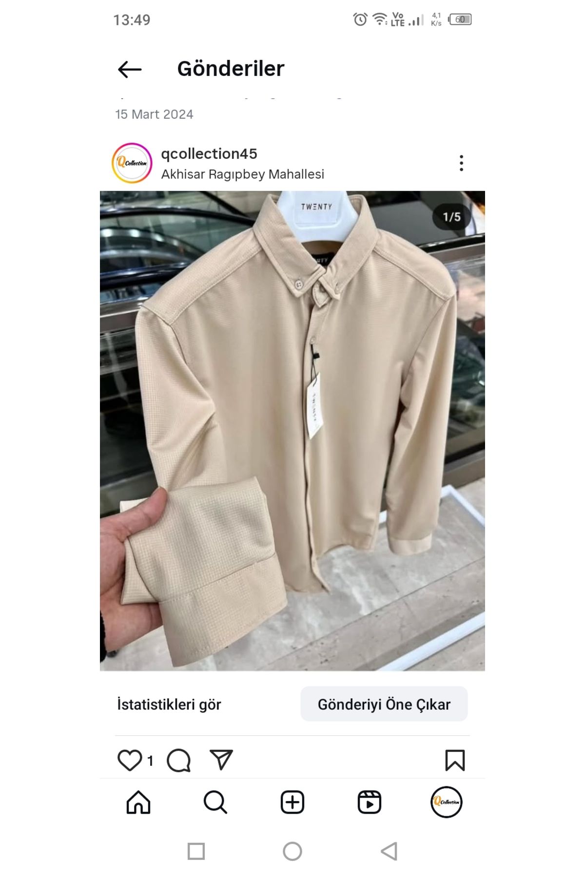 Q45collection Klasik gömlek