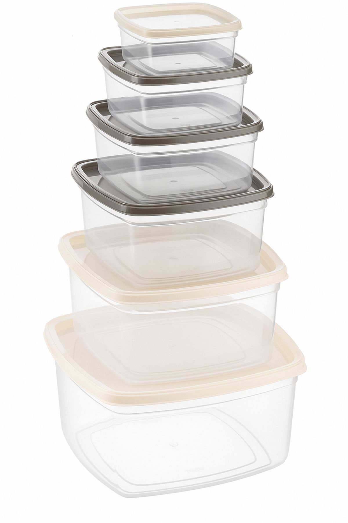 Destpak-6 Storage Containers - Nested - Extra Quality - Deep Freezer Compatible 3