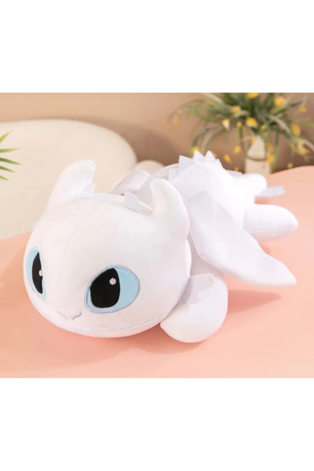 seyuse Ejderhanı Nasıl Eğitirsin Gecenin Öfkesi Dragon Beyaz 35 cm Kaliteli Peluş Oyuncak Doğum Günü Hediye