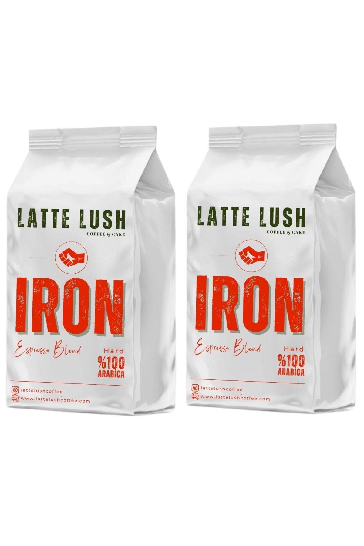 LATTE LUSH COFFEE CAKE Espresso Kahve Iron %100 Arabica Çekirdek (2000GR)