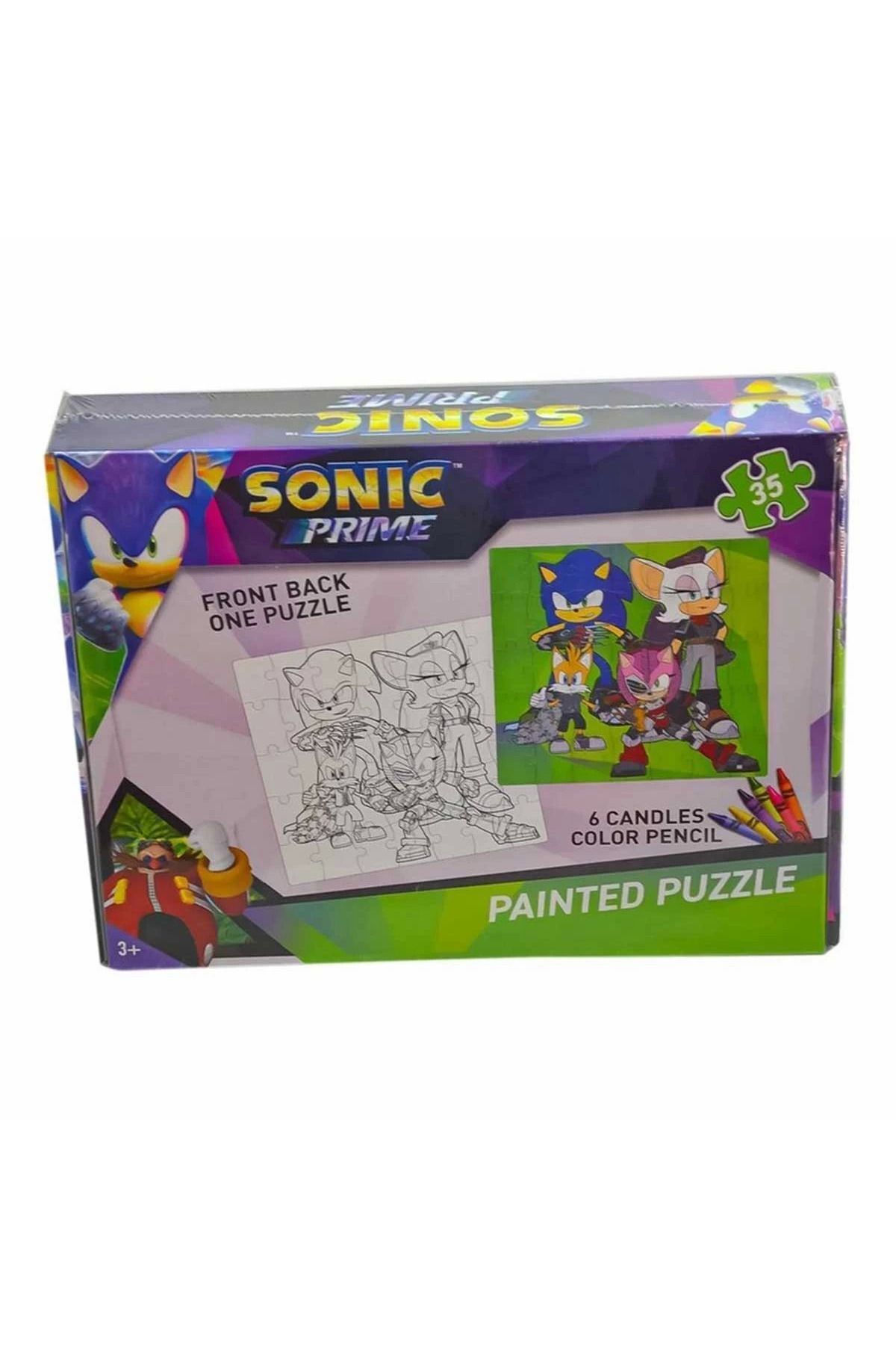 MERTCHİ STORE Sonic Boyamalı Puzzle