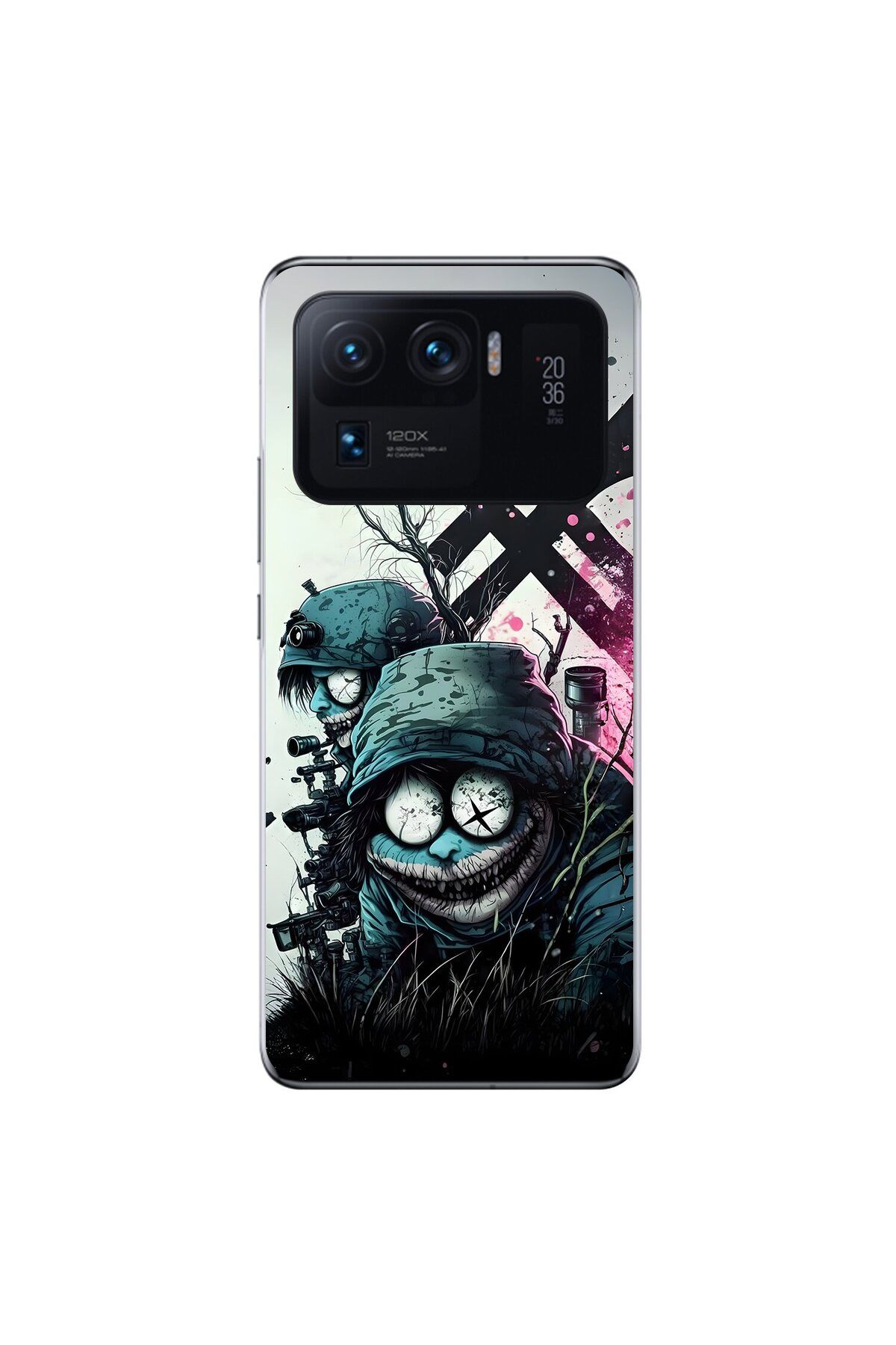 Dali Design Xiaomi Mi 11 Pro Uyumlu Şeffaf Kılıf Aesthetic 6 Tasarımlı