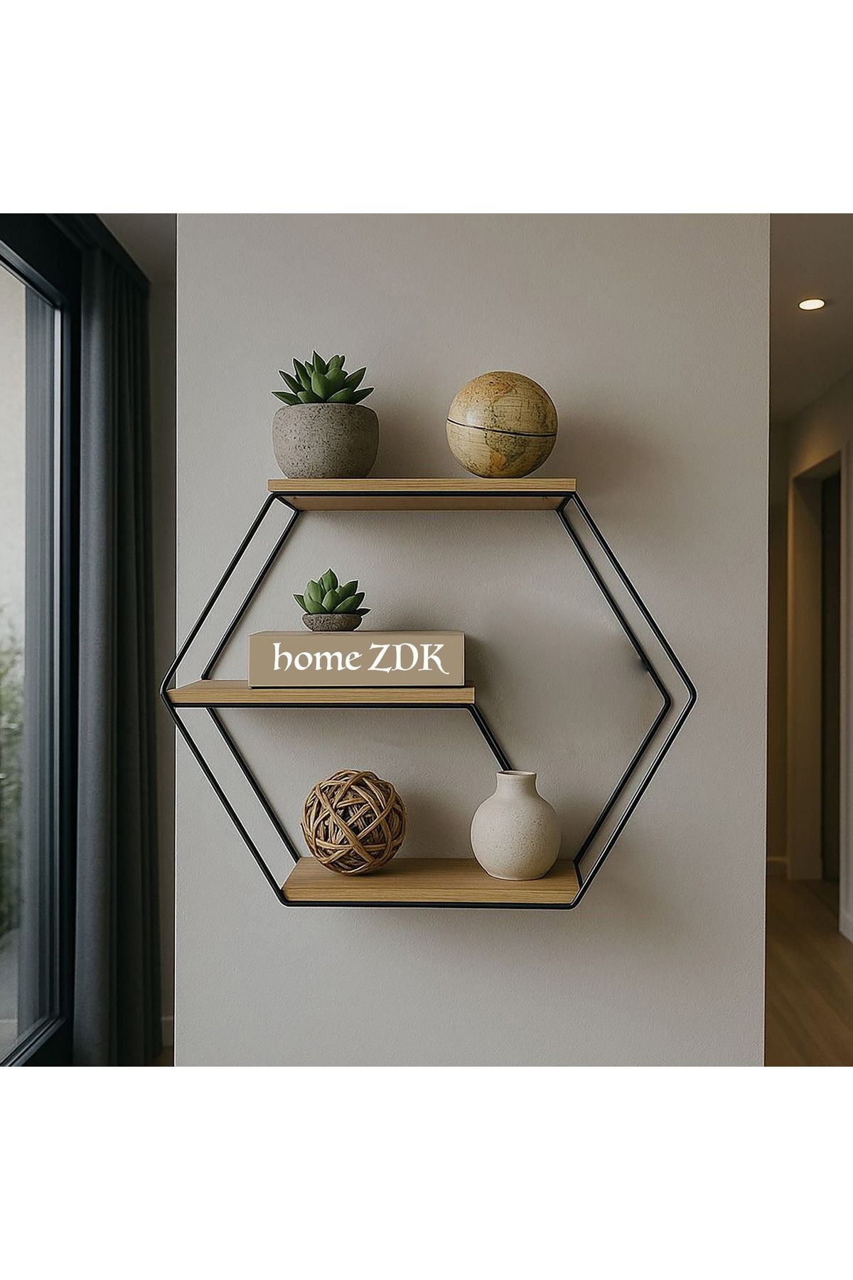 HOME ZDK AWM Dekoratatif Raf Kitaplık