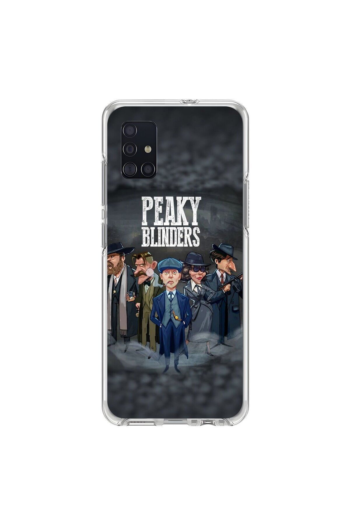 Dali Design Samsung Galaxy A51 Uyumlu Şeffaf Kılıf Peaky Blinders Tasarımlı