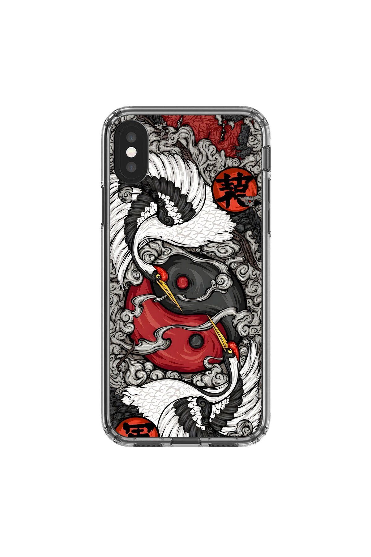 Dali Design iPhone XS Max Uyumlu Şeffaf Kılıf Aesthetic 4 Tasarımlı