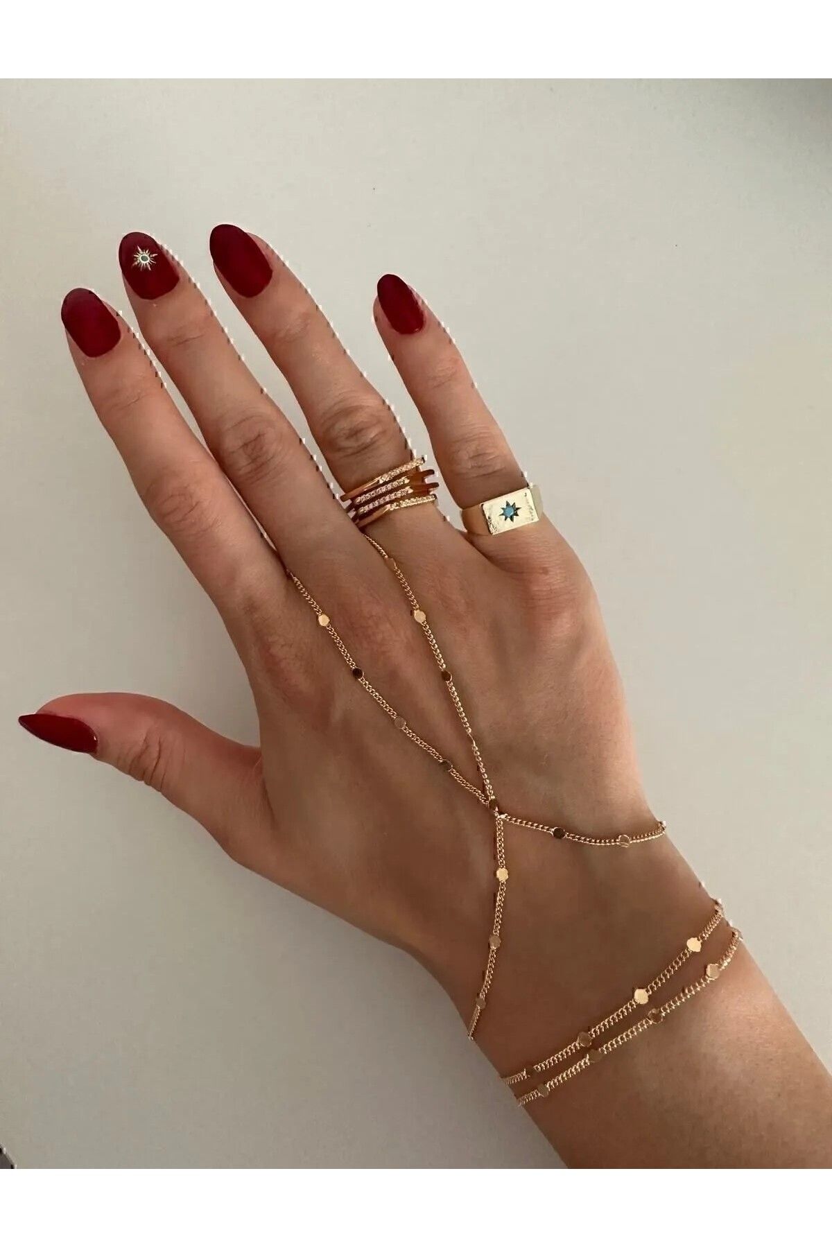 ZıpZıpBox Gold Pullu Ince Zincir Şahmeran
