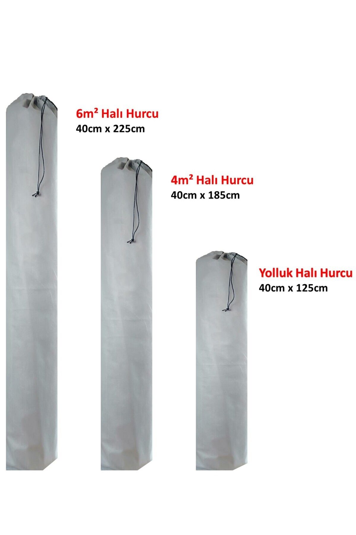AboutThePerfect 3 Adet Tela Kumaş Halı Koruma Kılıfı, Mor Renkli, Hafif ve Dayanıklı