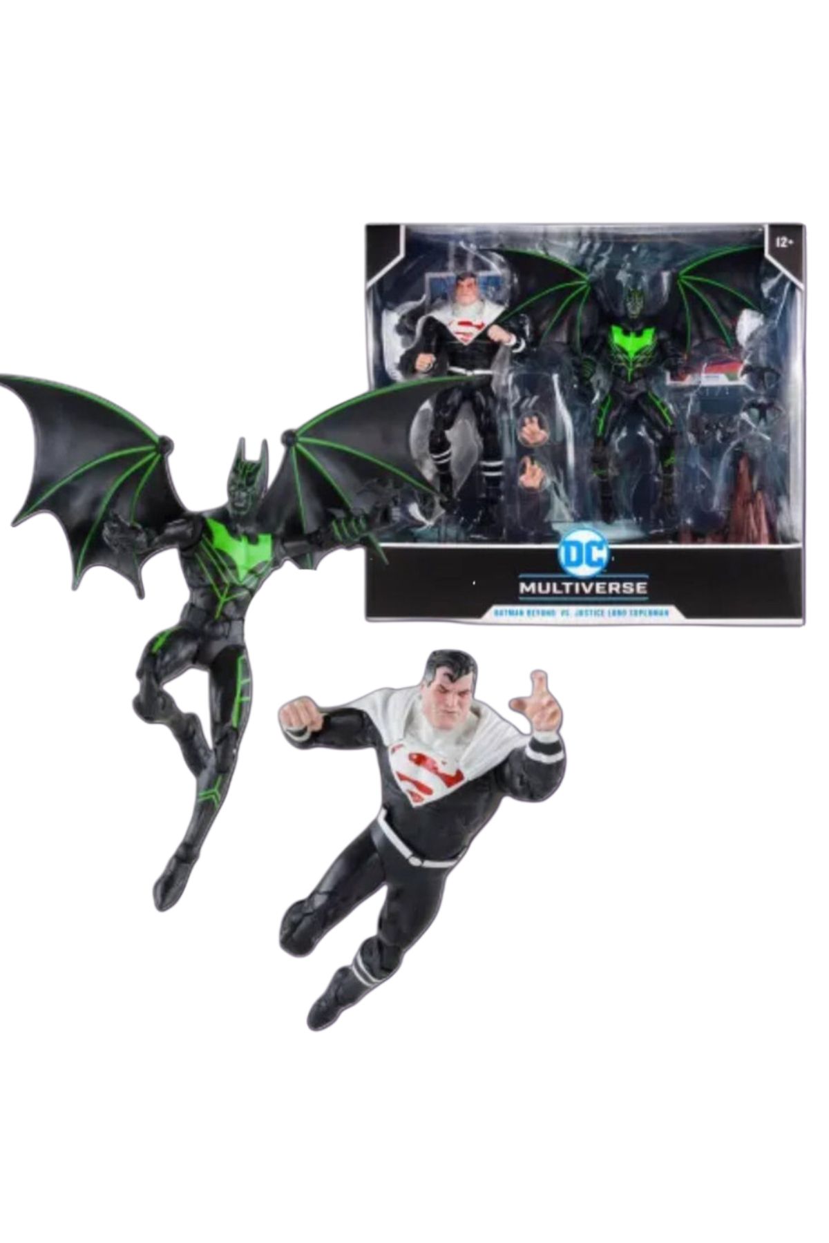Mcfarlane Batman Beyond Vs Justice Lord Superman Figür