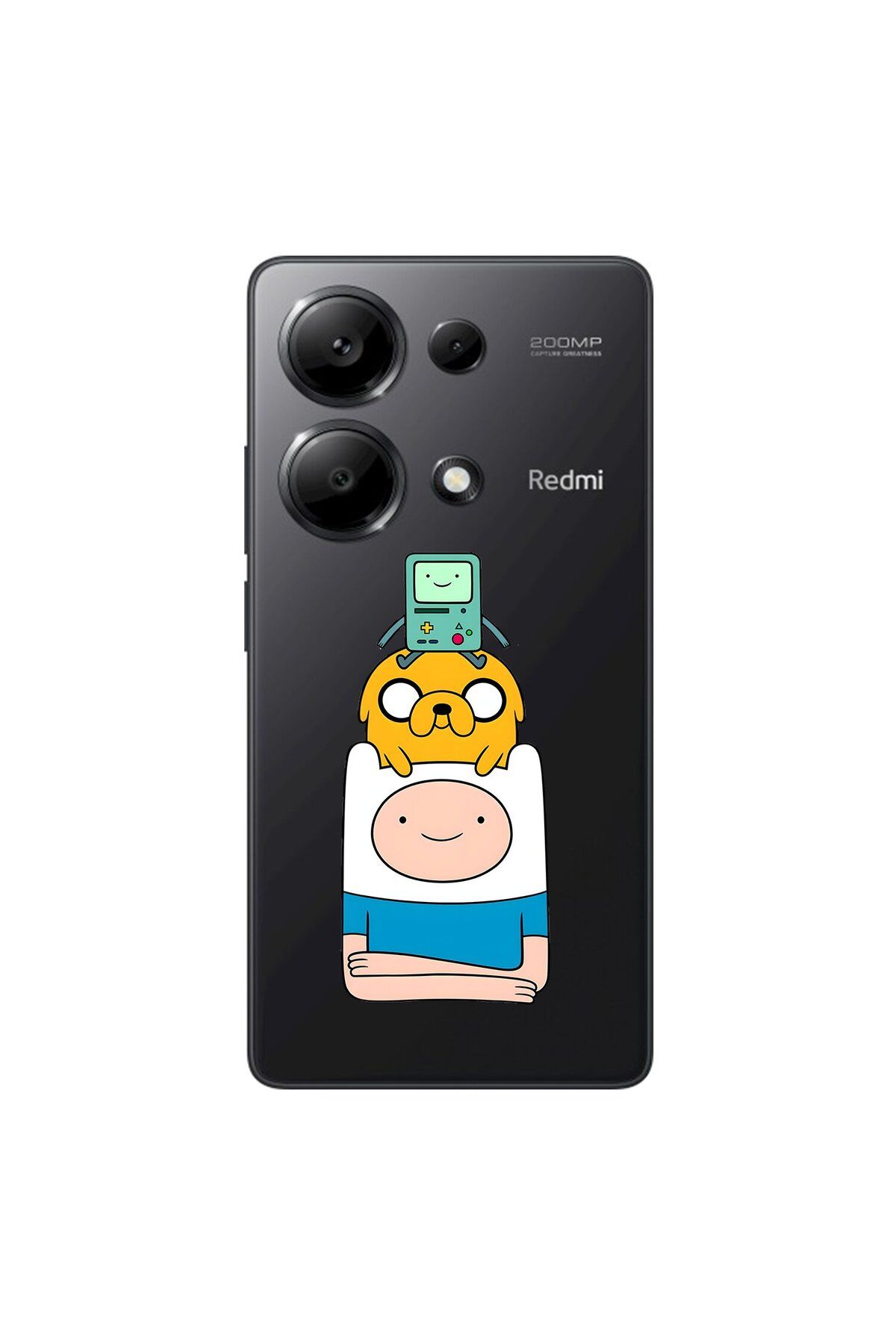 Dali Design Xiaomi Redmi Note 13 Pro Uyumlu Şeffaf Kılıf Cartoon 1 Tasarımlı