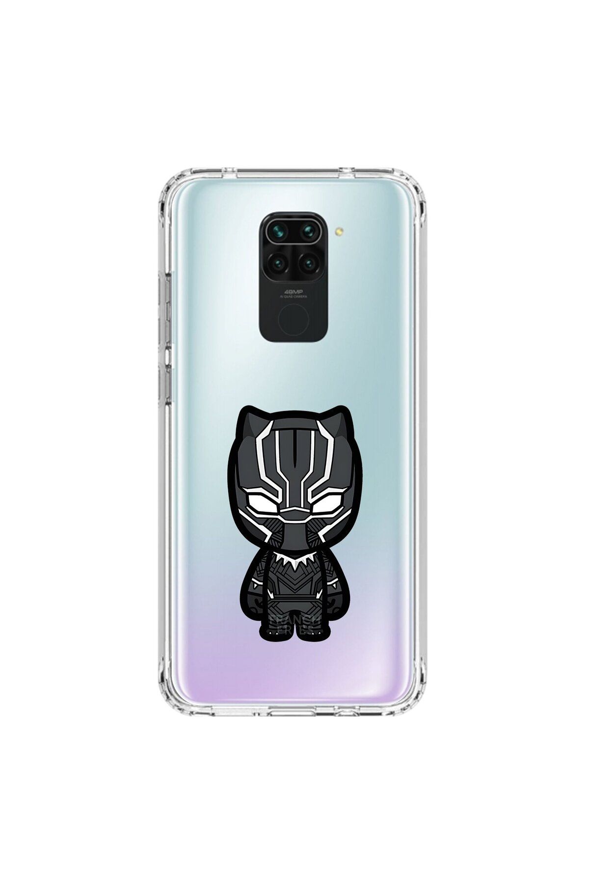 Dali Design Xiaomi Redmi Note 9 Uyumlu Şeffaf Kılıf Chibi 6 Tasarımlı