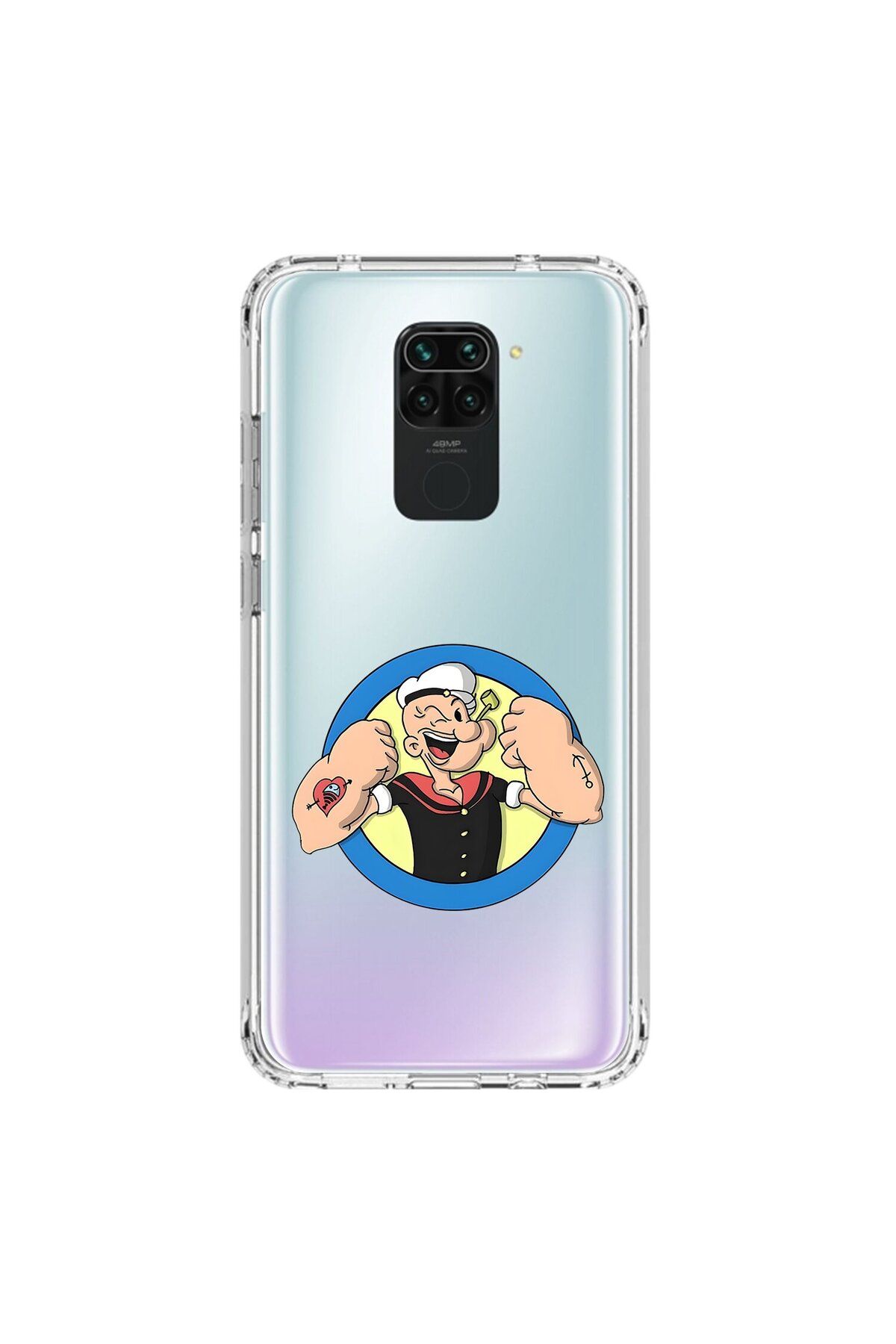 Dali Design Xiaomi Redmi Note 9 Uyumlu Şeffaf Kılıf Cartoon 12 Tasarımlı