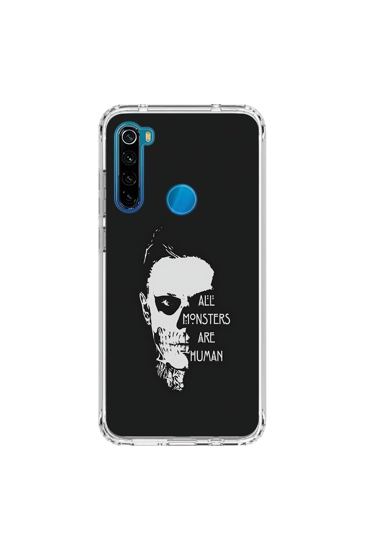 Dali Design Xiaomi Redmi Note 8 Uyumlu Şeffaf Kılıf American Horror Story Tasarımlı