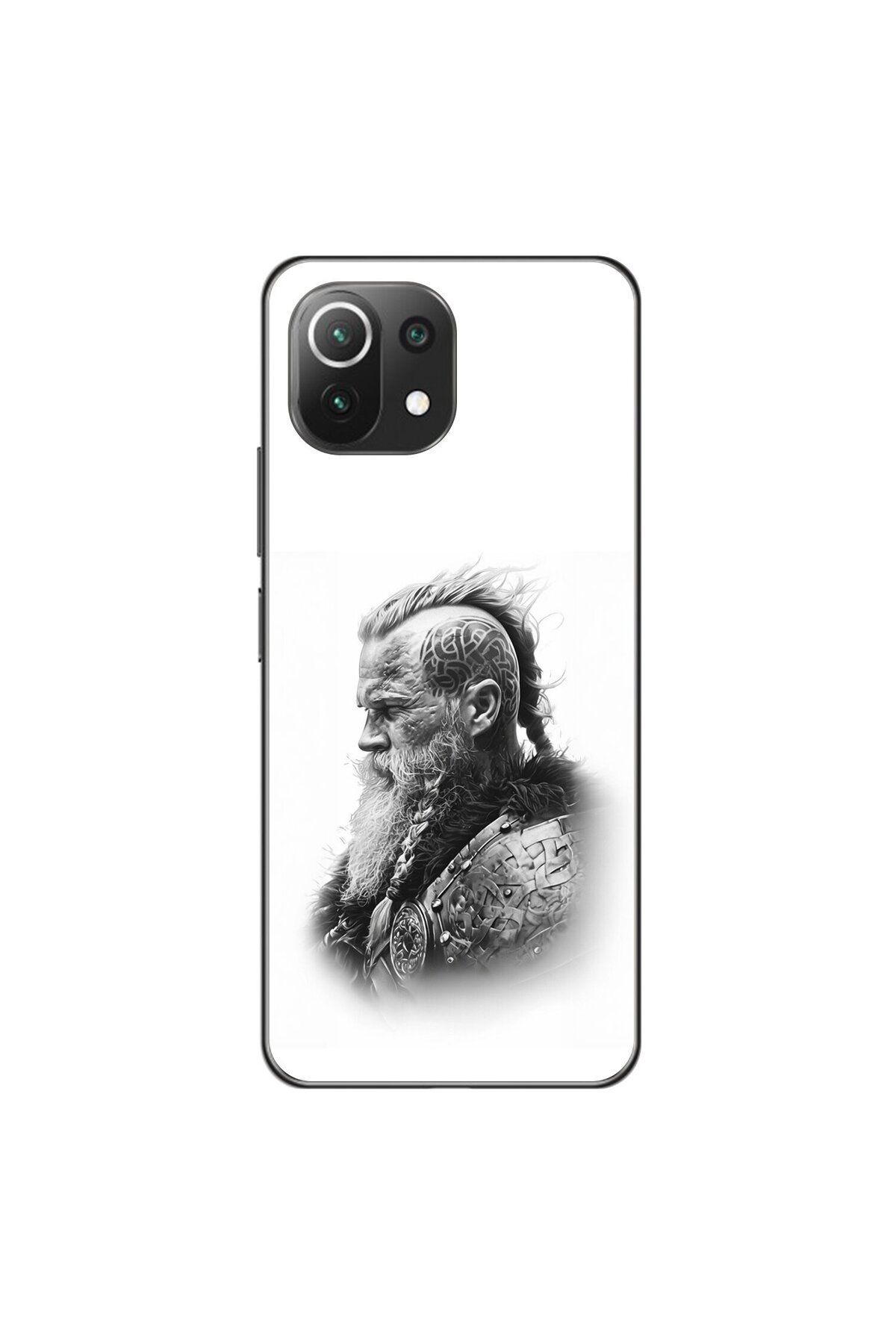 Dali Design Xiaomi Mi 11 Lite Uyumlu Şeffaf Kılıf Nordic 3 Tasarımlı