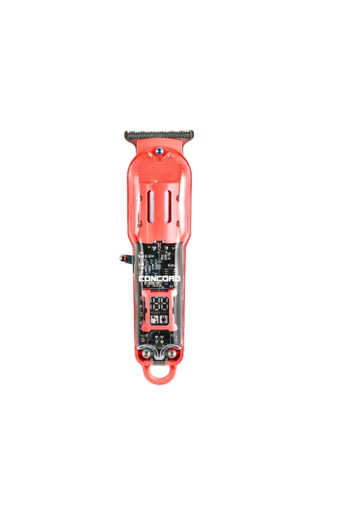 Concord TML-96 1200mAh Profesyonel Saç Sakal Tıraş Makinesi Kırmızı