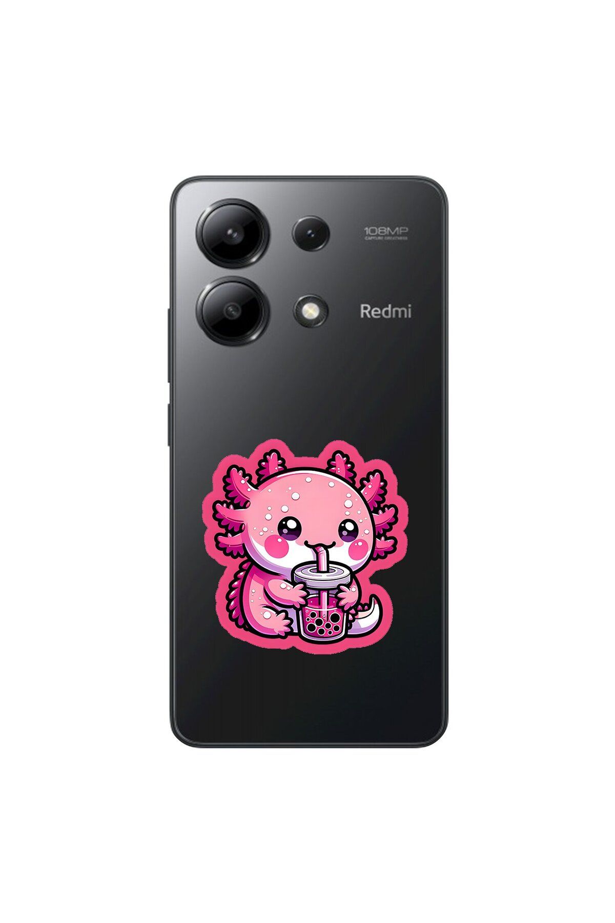 Dali Design Xiaomi Redmi Note 13 Uyumlu Şeffaf Kılıf New Minies 4 Tasarımlı