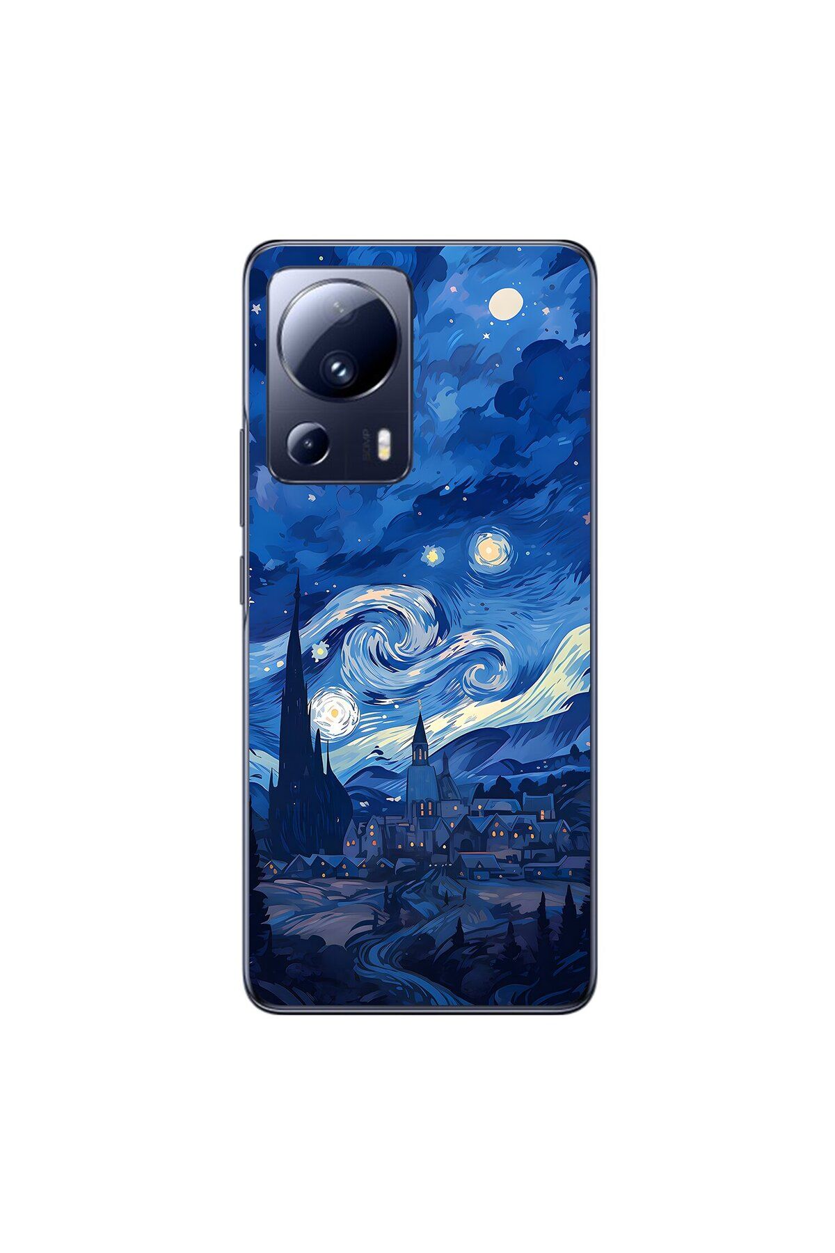 Dali Design Xiaomi Mi 13 Lite Uyumlu Şeffaf Kılıf Aesthetic 8 Tasarımlı