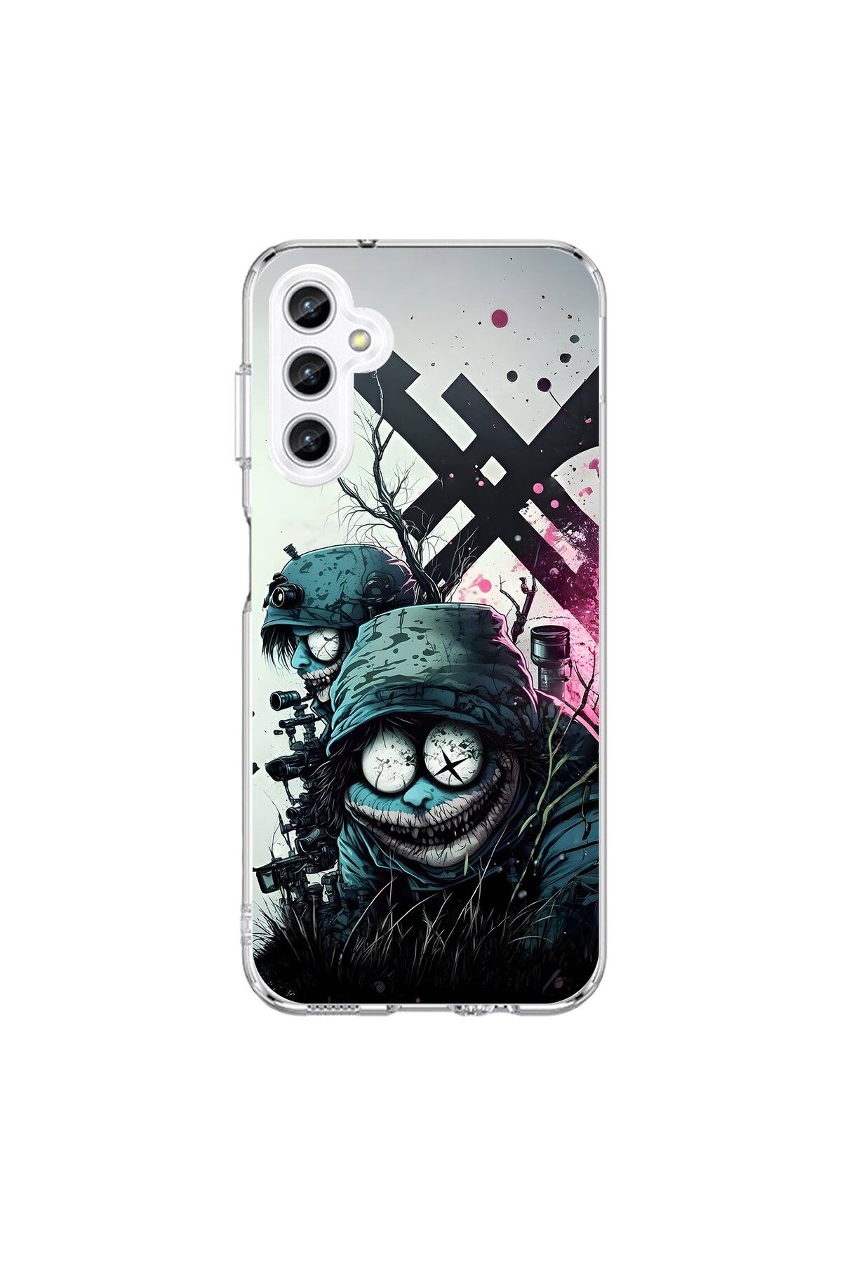 Dali Design Samsung Galaxy A25 Uyumlu Şeffaf Kılıf Aesthetic 6 Tasarımlı