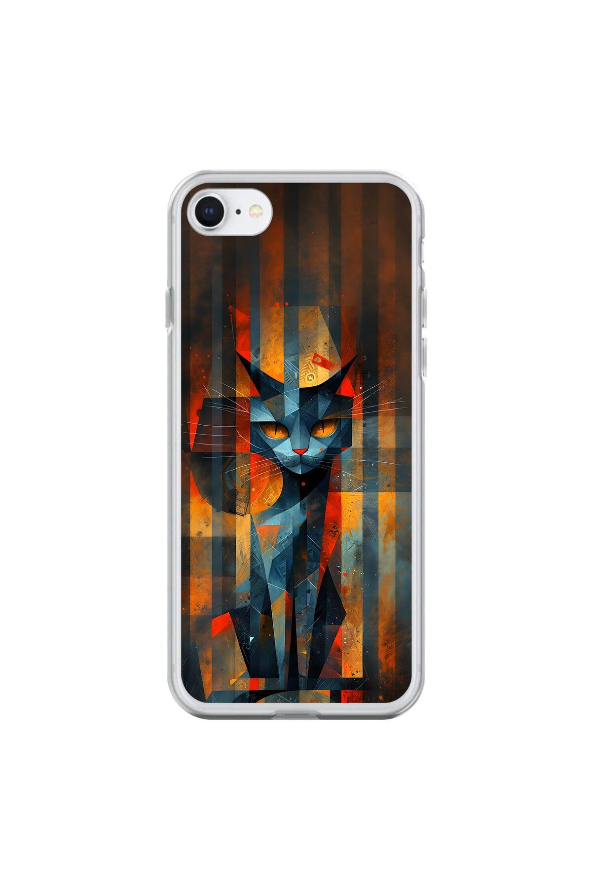 Dali Design iPhone 6 Uyumlu Şeffaf Kılıf Aesthetic 2 Tasarımlı