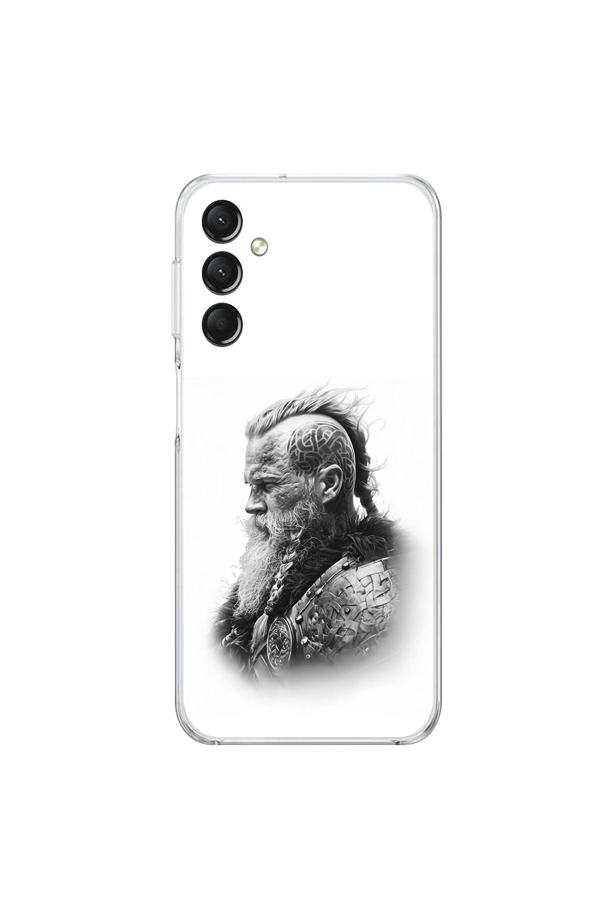 Dali Design Samsung Galaxy A14 Uyumlu Şeffaf Kılıf Nordic 3 Tasarımlı