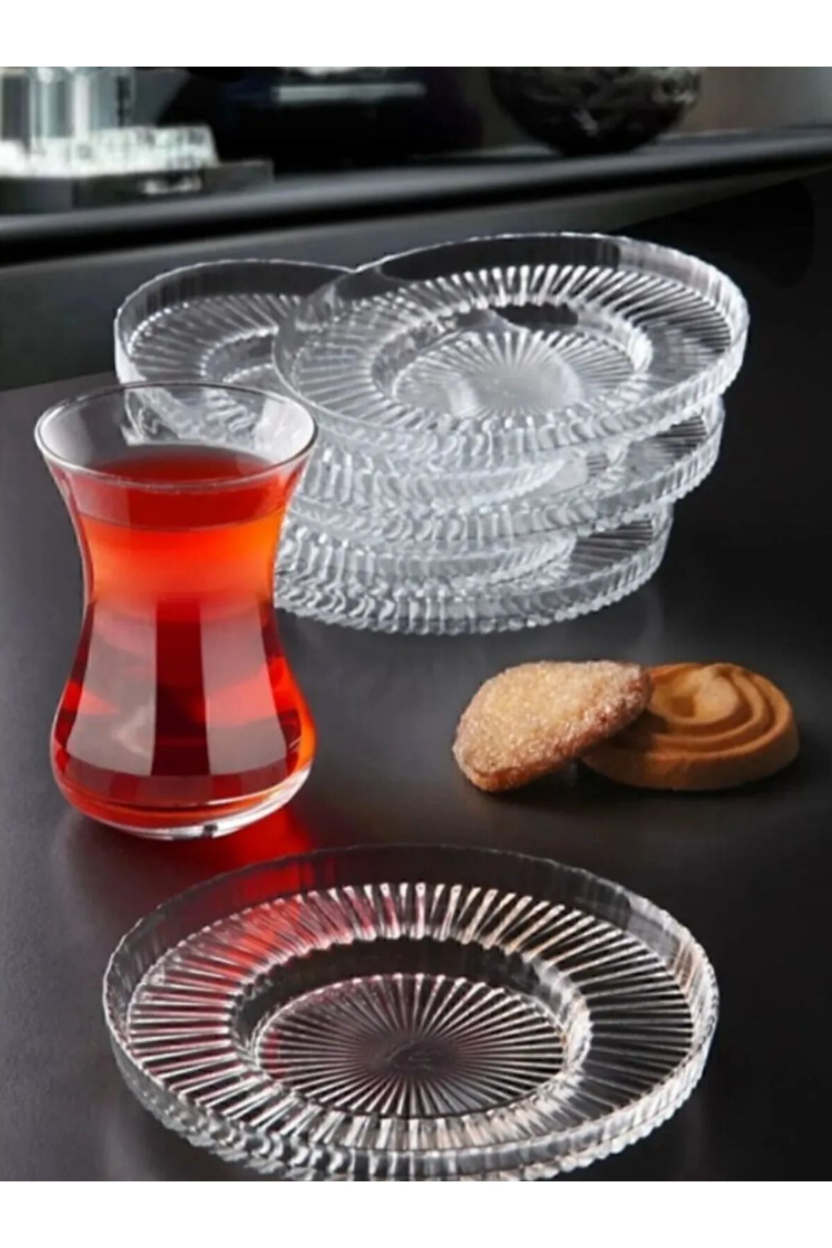 UCR HOME Elysia Çay Tabağı Elysia Bardak İle Uyumlu Çay Altı 6 Adet