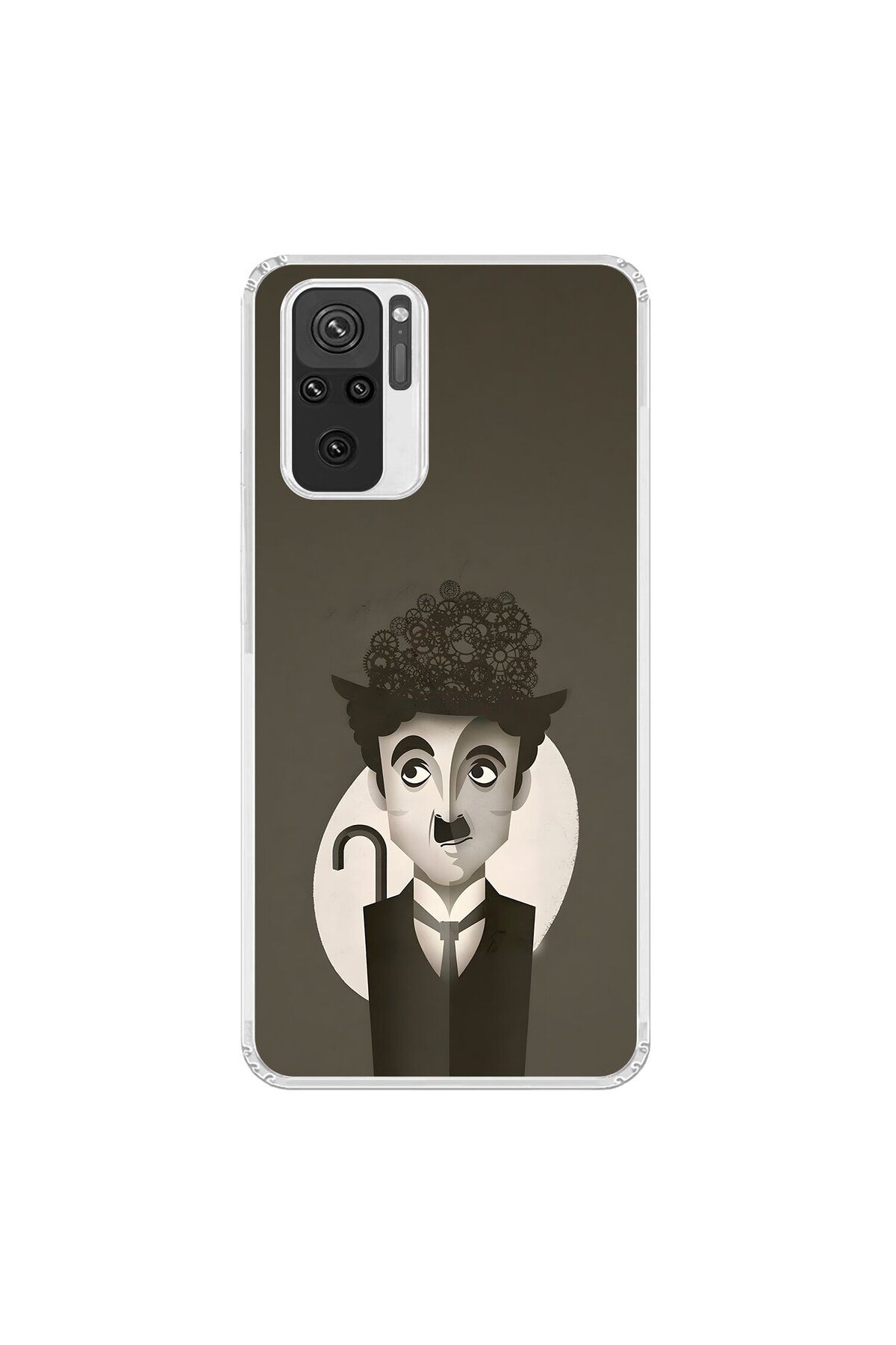 Dali Design Xiaomi Redmi Note 10 Uyumlu Şeffaf Kılıf Aesthetic 1 Tasarımlı