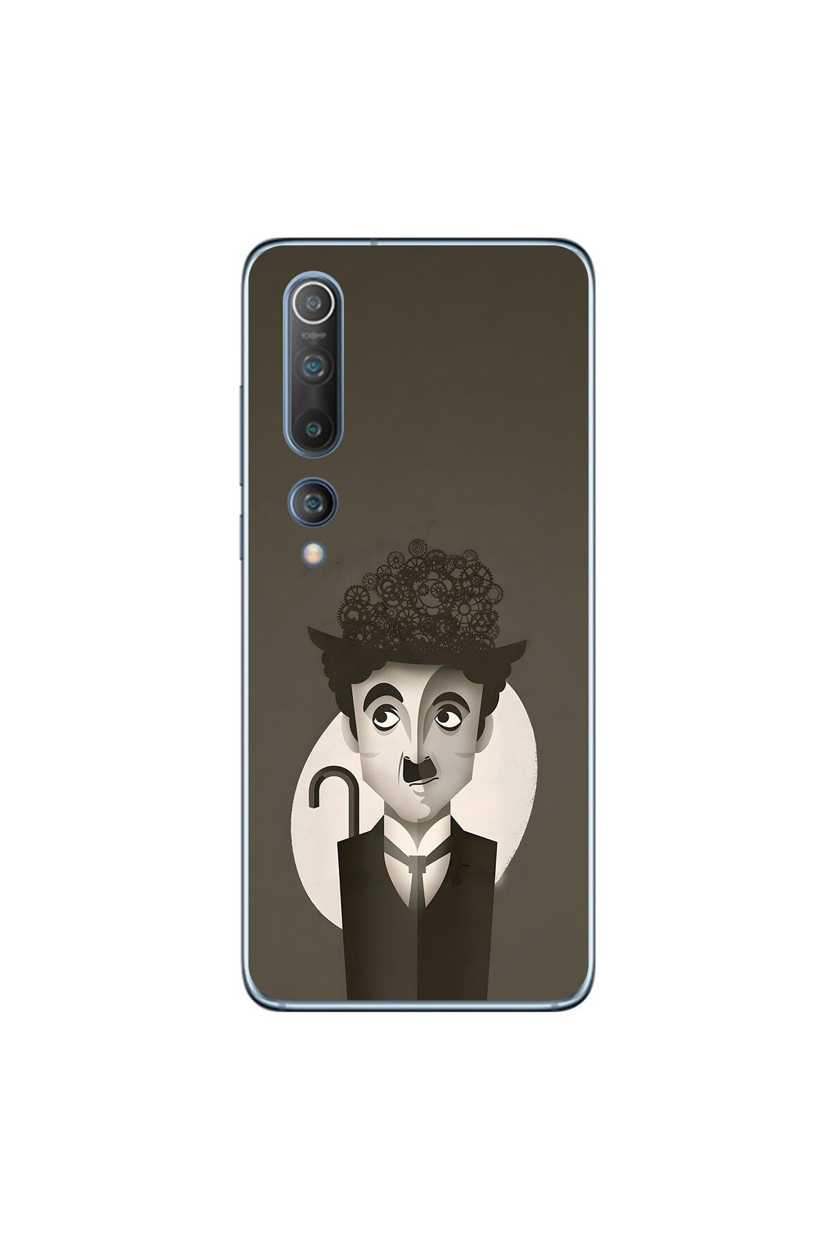 Dali Design Xiaomi Mi 10 Uyumlu Şeffaf Kılıf Aesthetic 1 Tasarımlı