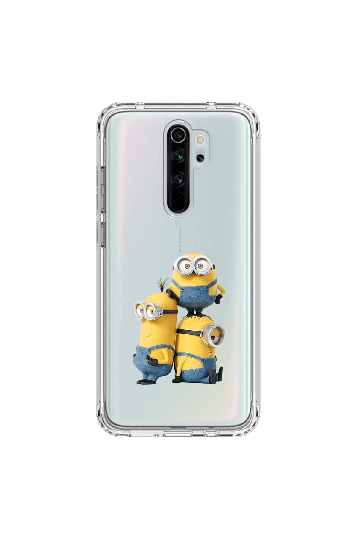 Dali Design Xiaomi Redmi Note 8 Pro Uyumlu Şeffaf Kılıf Cartoon 10 Tasarımlı