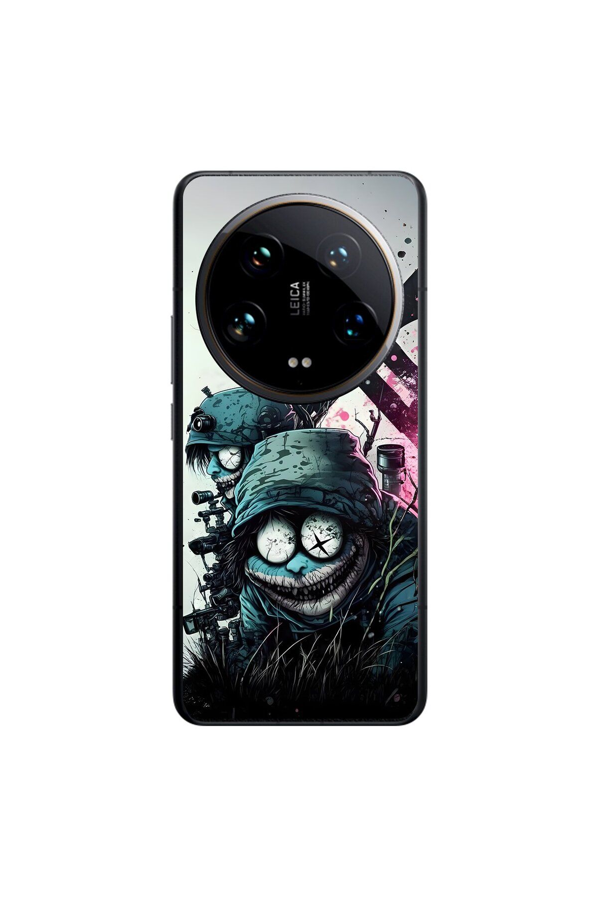 Dali Design Xiaomi Mi 14 Ultra Uyumlu Şeffaf Kılıf Aesthetic 6 Tasarımlı