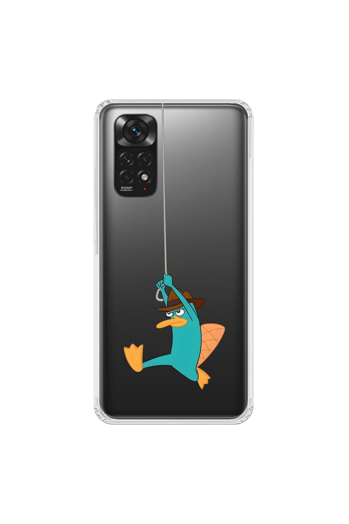 Dali Design Xiaomi Redmi Note 11 Uyumlu Şeffaf Kılıf Cartoon 11 Tasarımlı