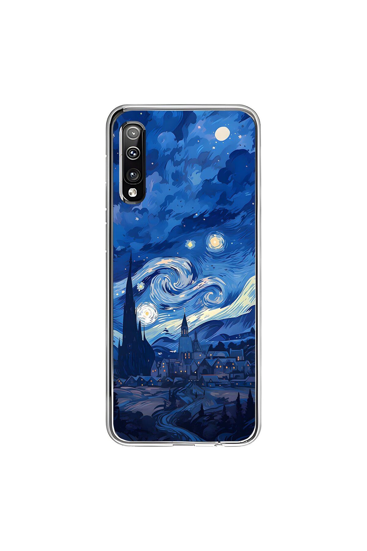 Dali Design Samsung Galaxy A50 Uyumlu Şeffaf Kılıf Aesthetic 8 Tasarımlı