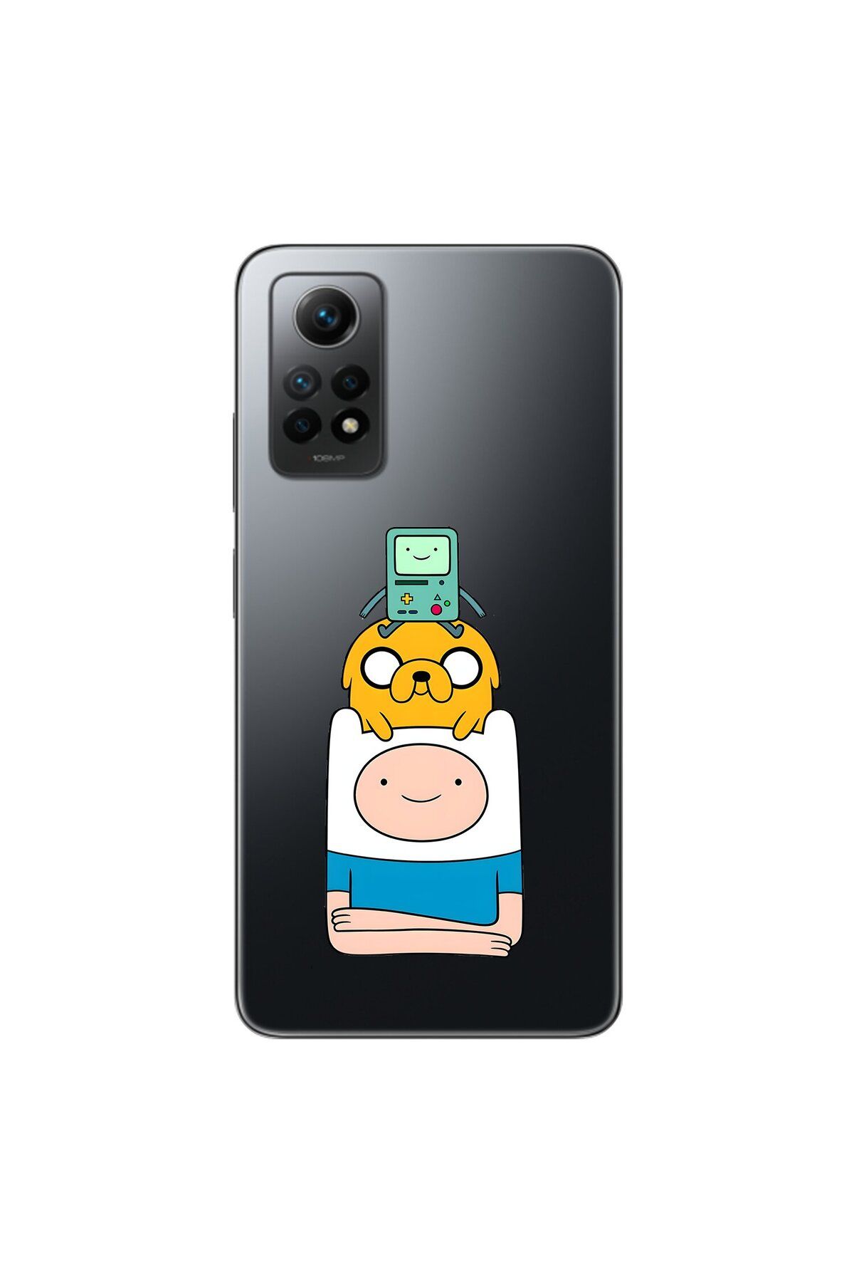 Dali Design Xiaomi Redmi Note 12 Pro Uyumlu Şeffaf Kılıf Cartoon 1 Tasarımlı