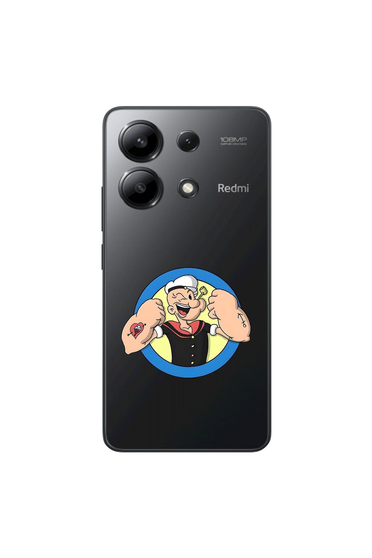 Dali Design Xiaomi Redmi Note 13 Uyumlu Şeffaf Kılıf Cartoon 12 Tasarımlı