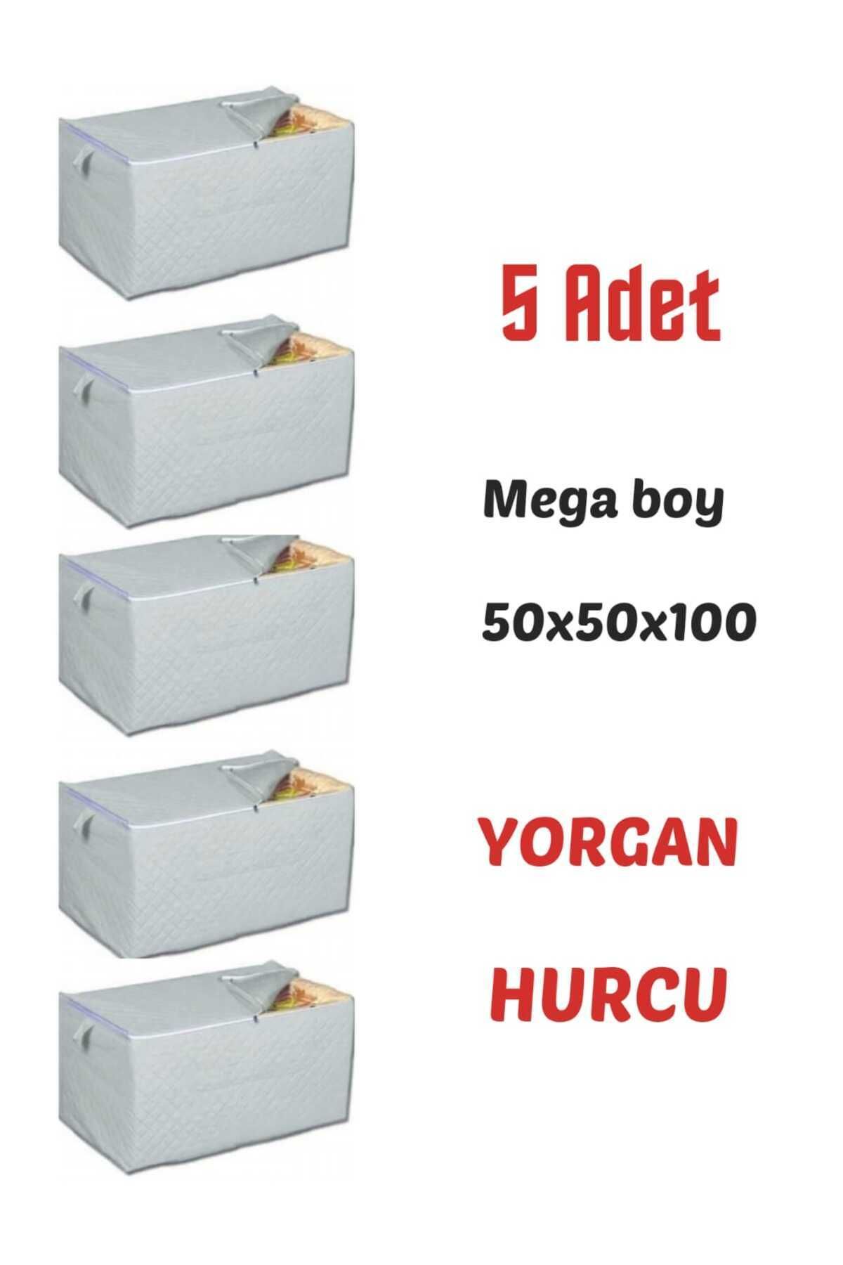 AboutThePerfect 5'li Büyük Boy Çok Amaçlı Yorgan Yastık Battaniye Pike Kazak Hurcu 100x50x50 cm