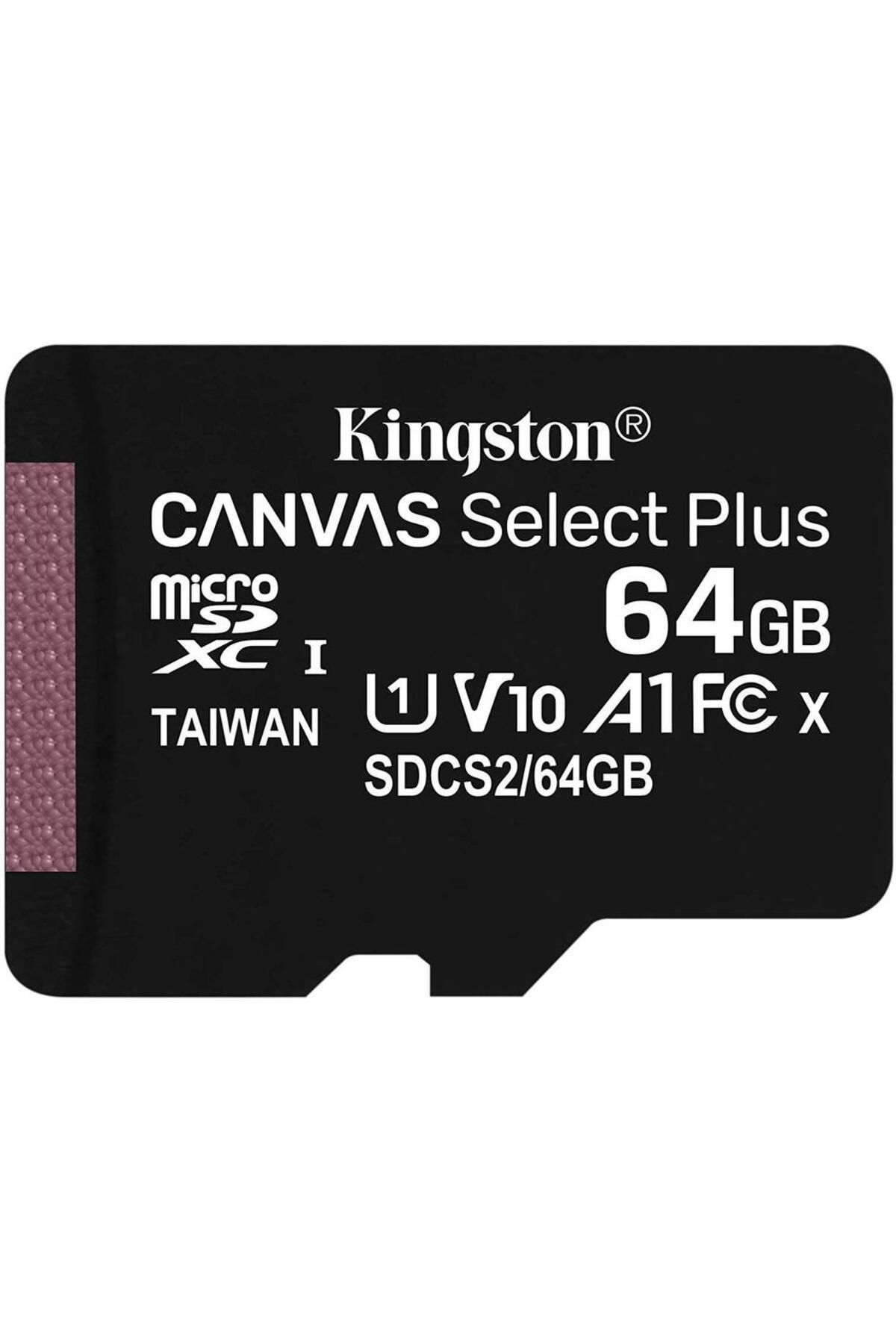 Kingston-Memory card MicroSD Kingston Canvas Select Plus, 64GB, UHS-I, Class 10 1